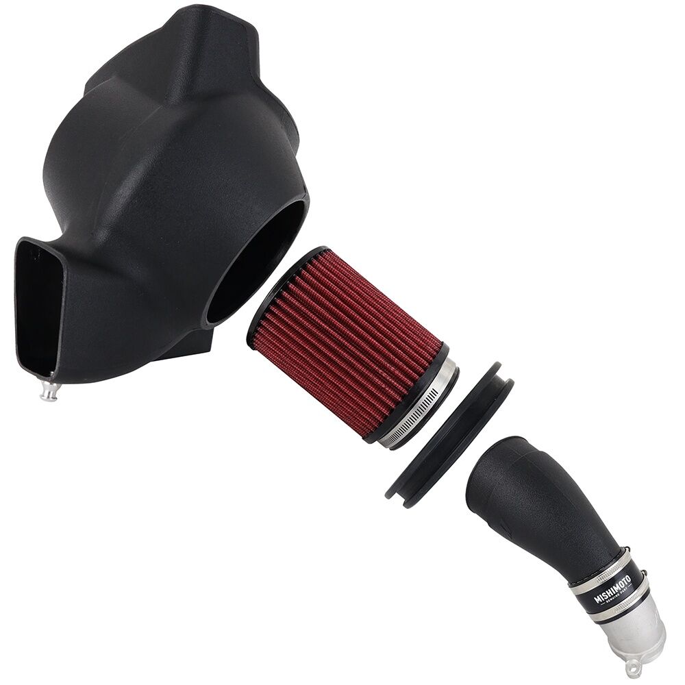 Dual high-flow oiled air filters included with the Mishimoto BMW G8X M2/M3/M4 intake kit