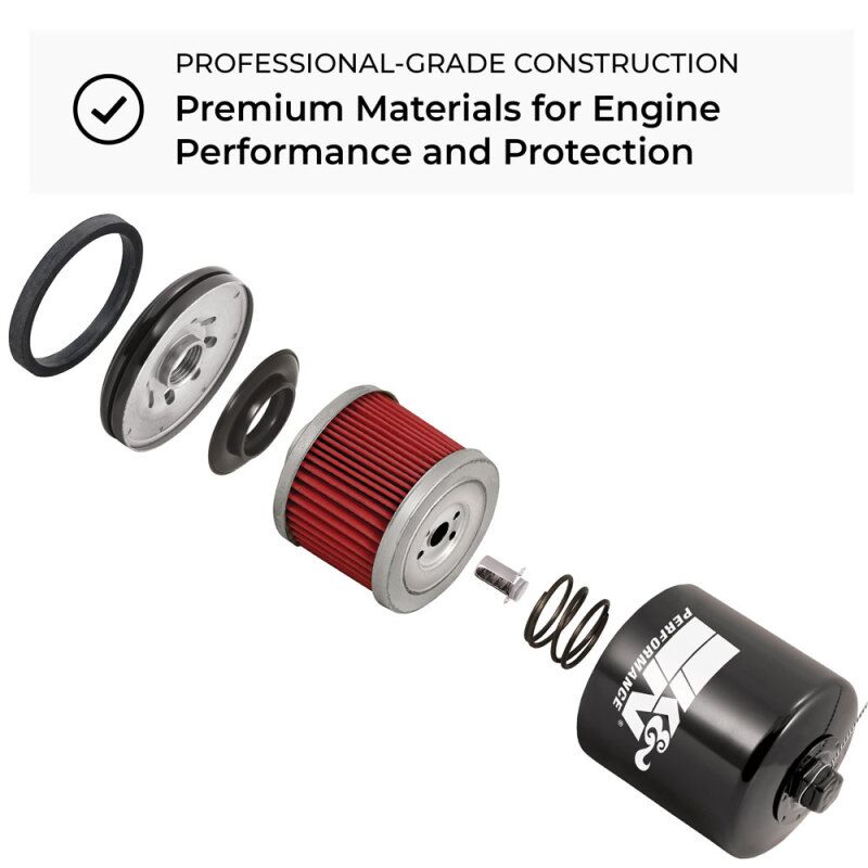 K&N Filters KN-655 Premium Oil Filter front view