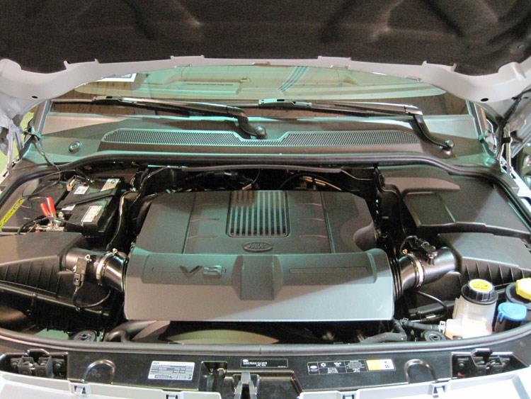 Washable K&N air filter designed for improved airflow