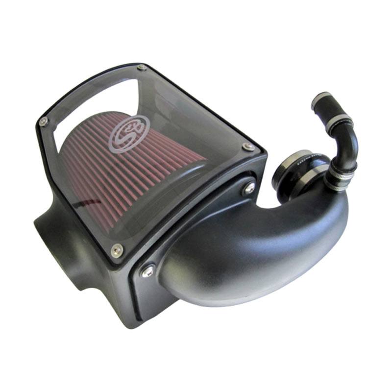 S&B 75-5045 Cold Air Intake For 92-00 GMC K-Series V8-6.5L Duramax Oiled Cotton Cleanable Red