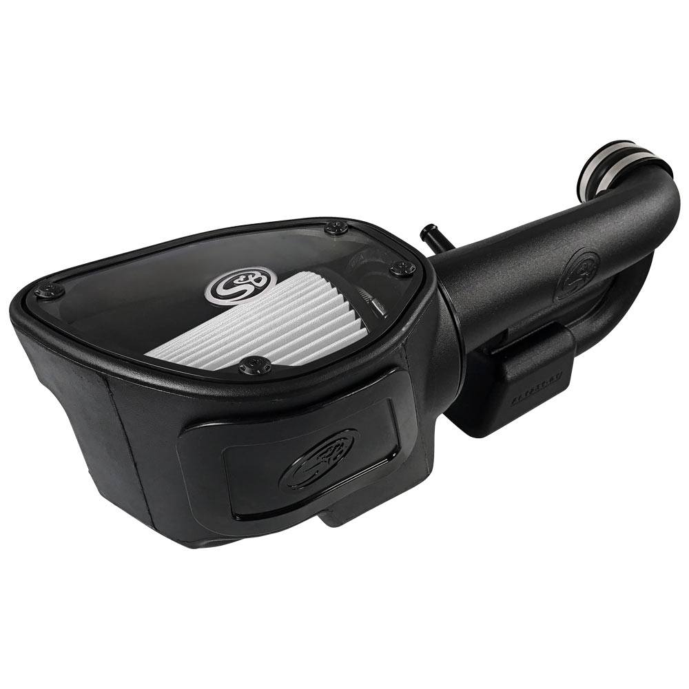 S&B Cold Air Intake For 12-18 Jeep Wrangler JK V6-3.6L Extendable White