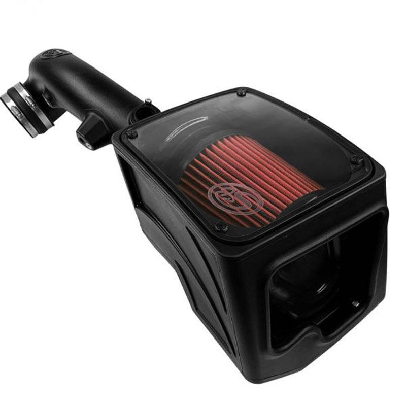S&B Cold Air Intake For 09-13 Chevrolet Silverado/ Sierra 2500 3500 6.0L Extendable White