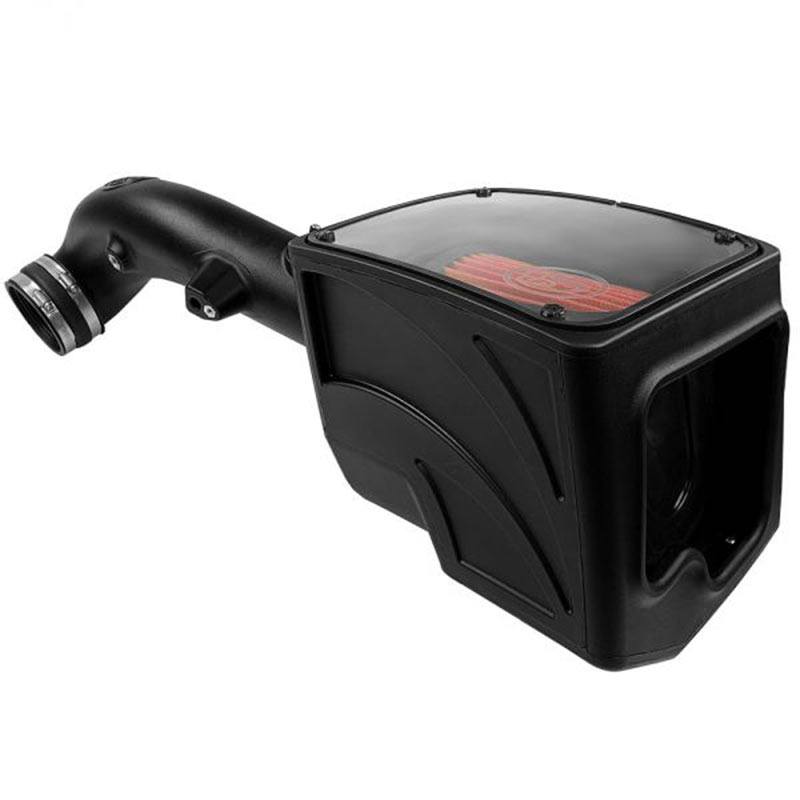 S&B Cold Air Intake For 09-13 Chevrolet Silverado/ Sierra 2500 3500 6.0L Extendable White