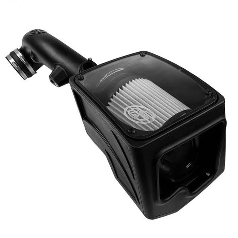 S&B Cold Air Intake For 09-13 Chevrolet Silverado/ Sierra 2500 3500 6.0L Extendable White