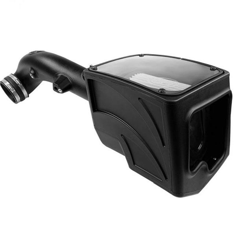 S&B Cold Air Intake For 09-13 Chevrolet Silverado/ Sierra 2500 3500 6.0L Extendable White
