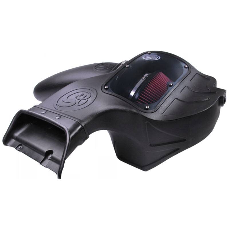 S&B 75-5083 Cold Air Intake For 15-17 Ford F150 V8-5.0L Oiled Cotton Cleanable Red
