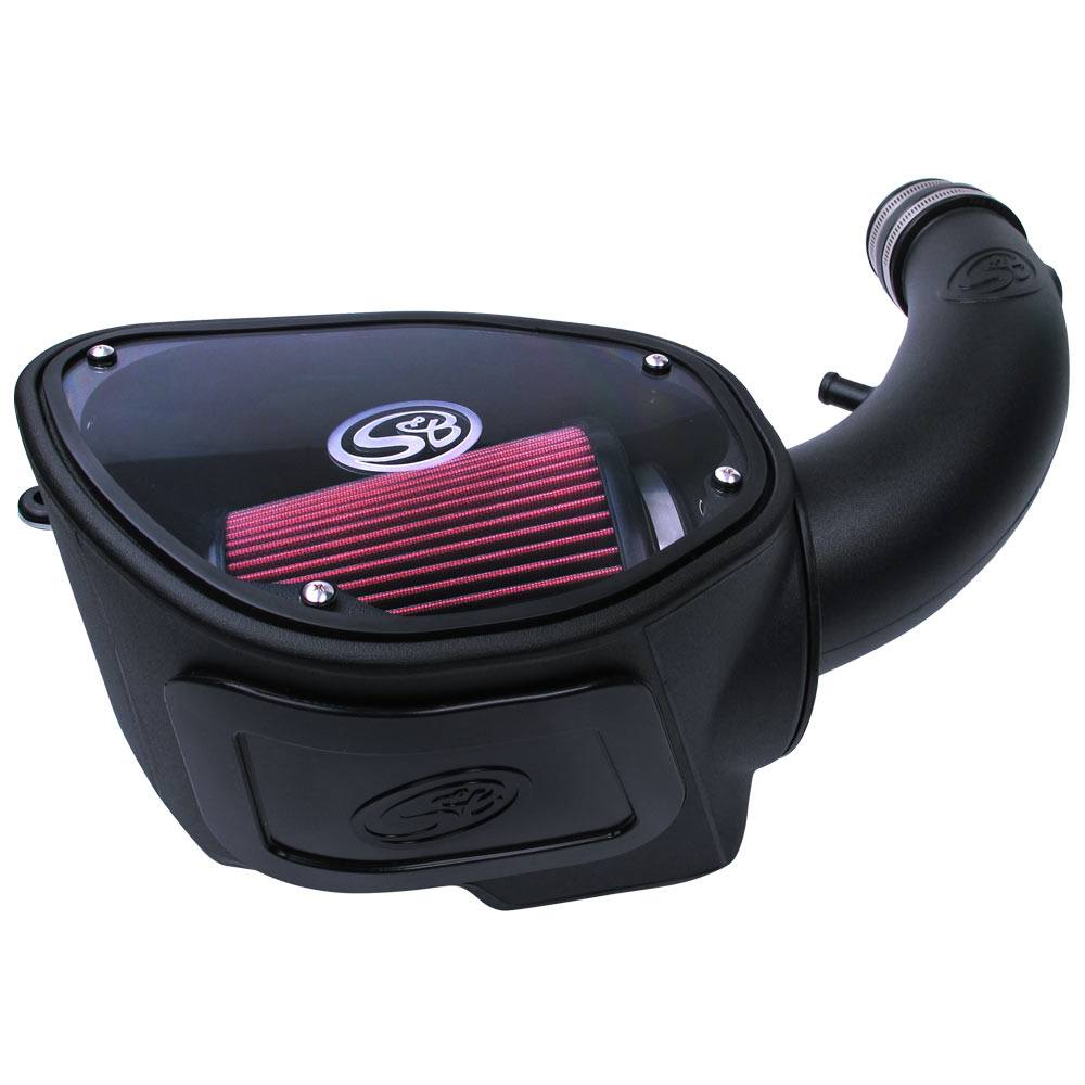 S&B Cold Air Intake For 07-11 Jeep Wrangler JK V6-3.8L Extendable White