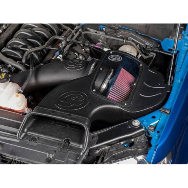 S&B Cold Air Intake For 07-11 Jeep Wrangler JK V6-3.8L Extendable White