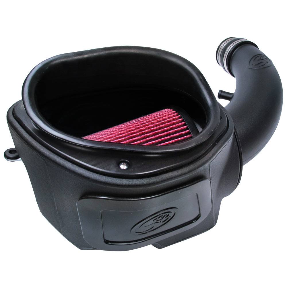 S&B Cold Air Intake For 07-11 Jeep Wrangler JK V6-3.8L Extendable White