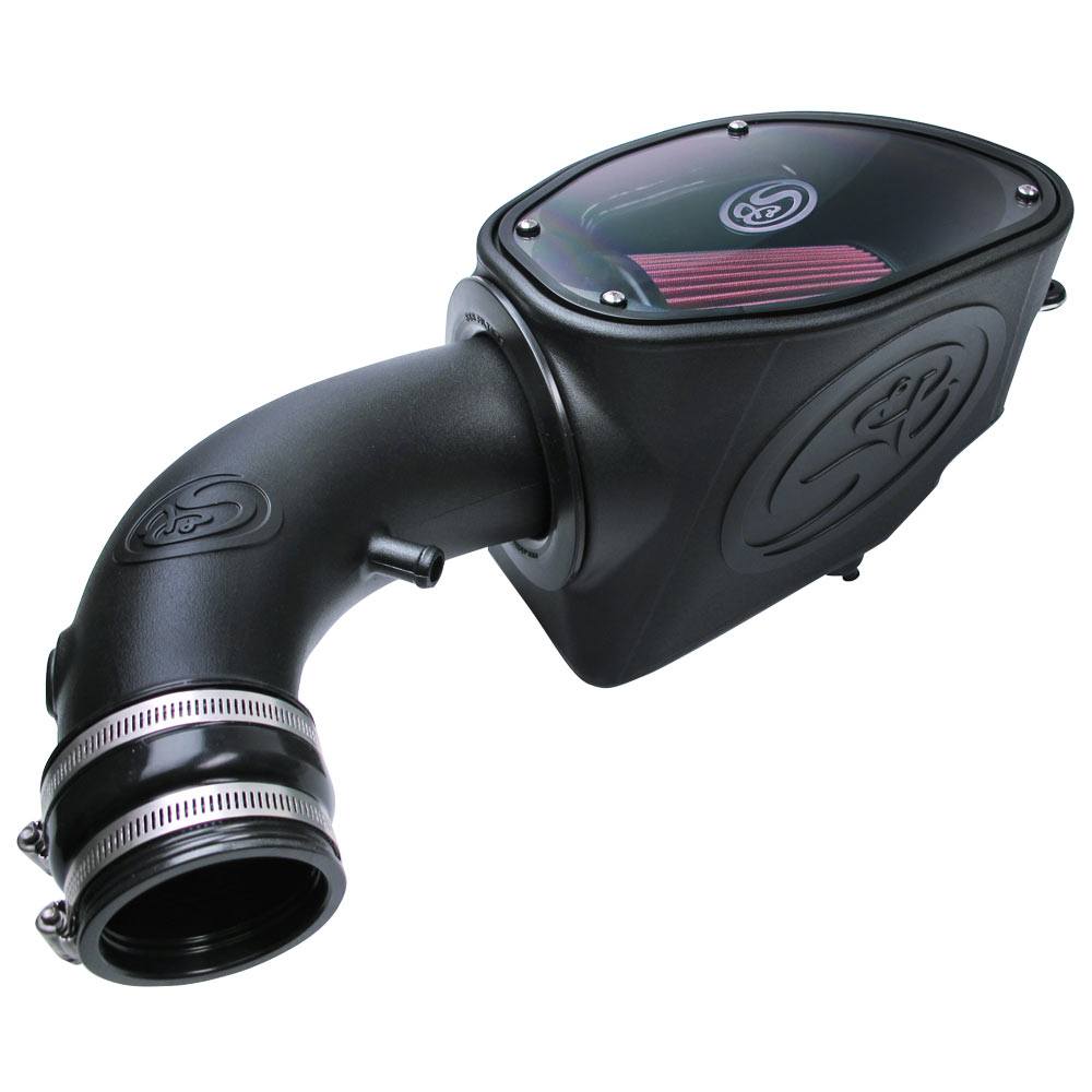S&B Cold Air Intake For 07-11 Jeep Wrangler JK V6-3.8L Extendable White