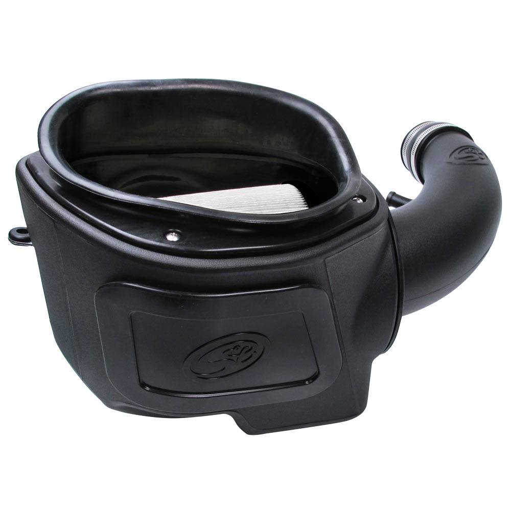 S&B Cold Air Intake For 07-11 Jeep Wrangler JK V6-3.8L Extendable White