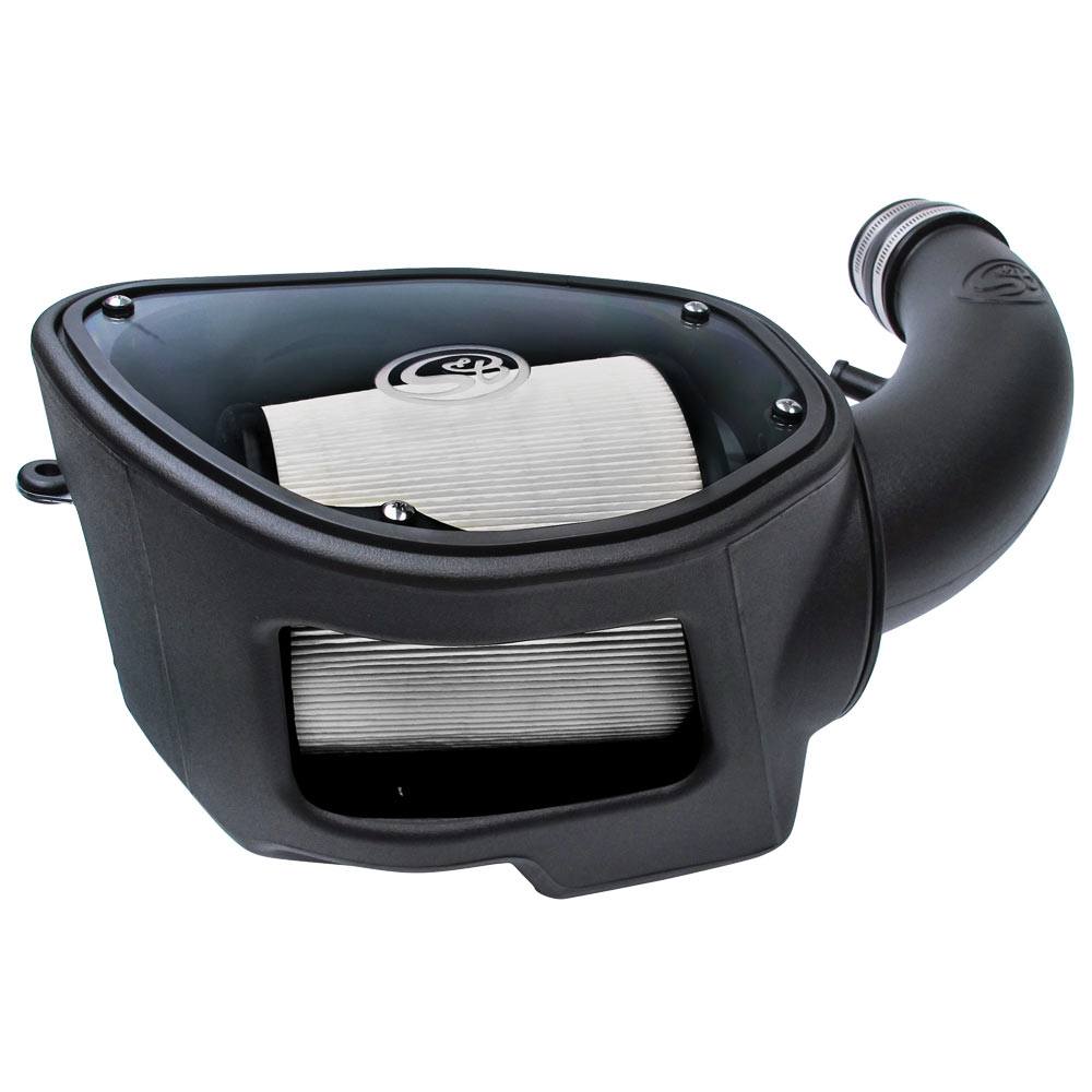 S&B Cold Air Intake For 07-11 Jeep Wrangler JK V6-3.8L Extendable White