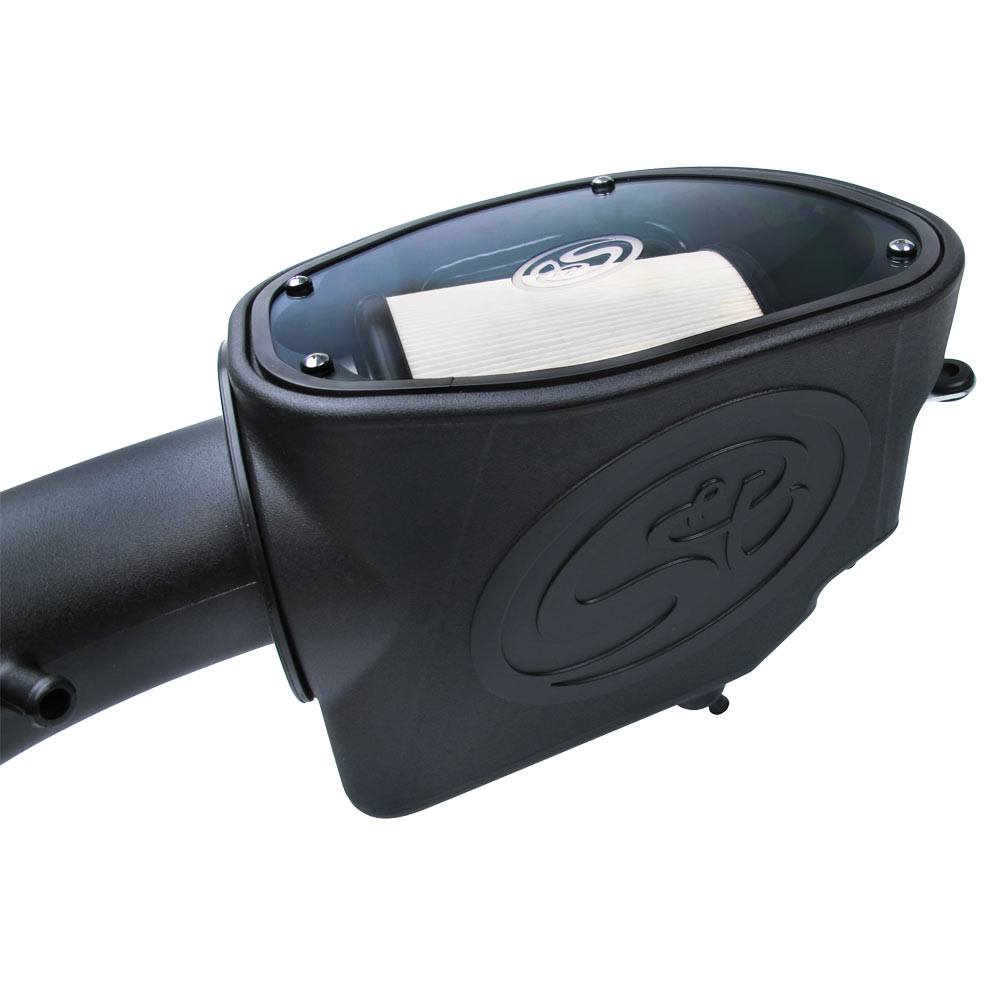 S&B Cold Air Intake For 07-11 Jeep Wrangler JK V6-3.8L Extendable White