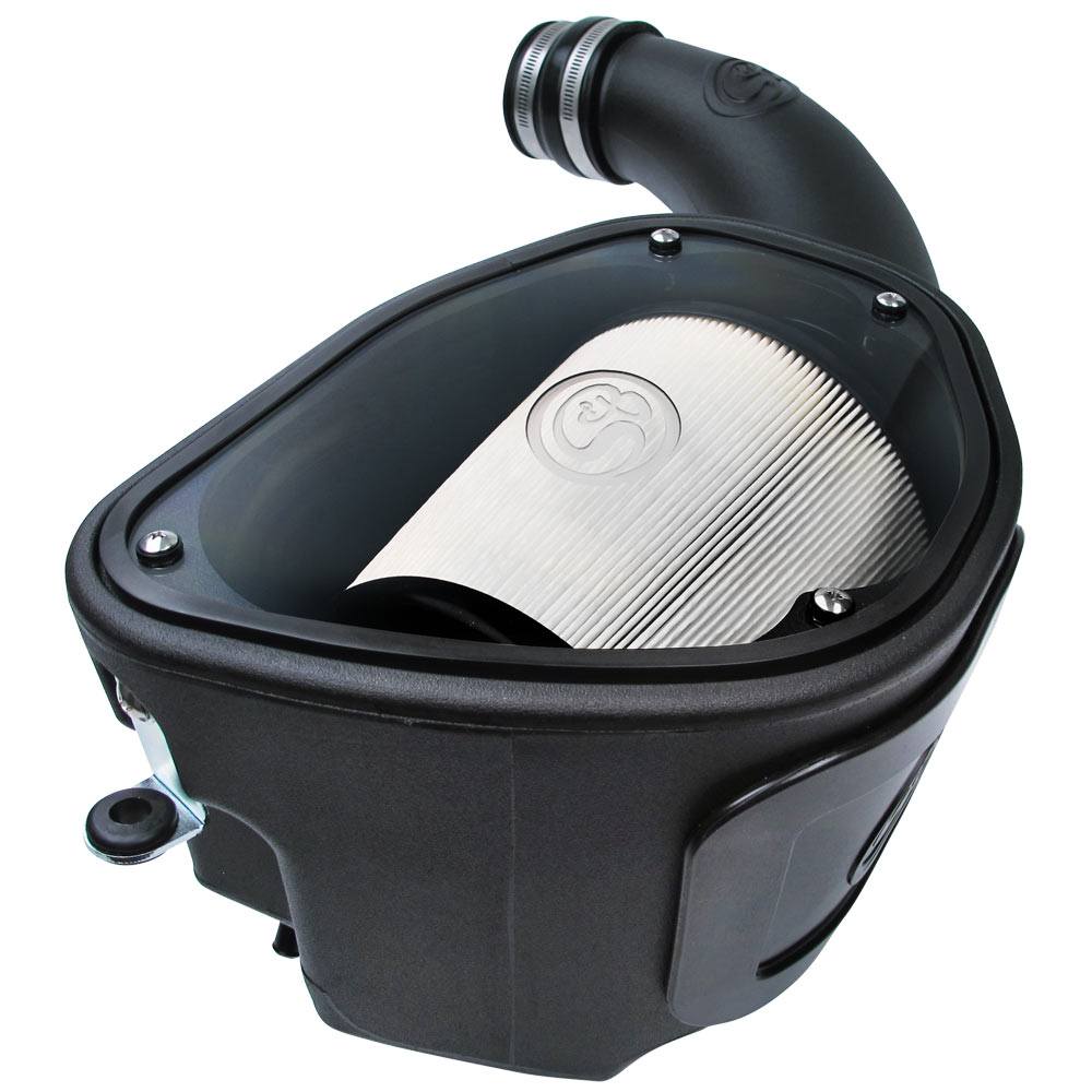 S&B Cold Air Intake For 07-11 Jeep Wrangler JK V6-3.8L Extendable White