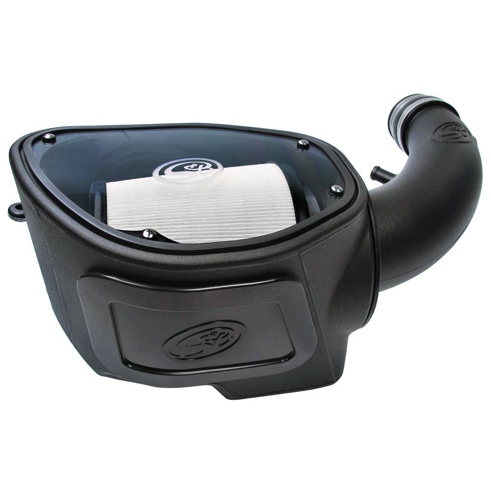 S&B Cold Air Intake For 07-11 Jeep Wrangler JK V6-3.8L Extendable White