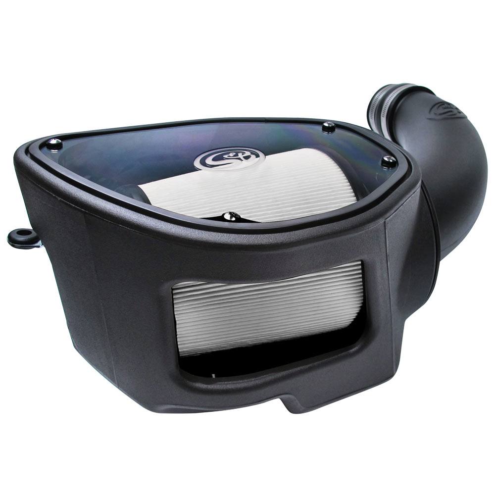 S&B 75-5084D Cold Air Intake For 07-11 Jeep Wrangler JK V6-3.8L Dry Dry Extendable White