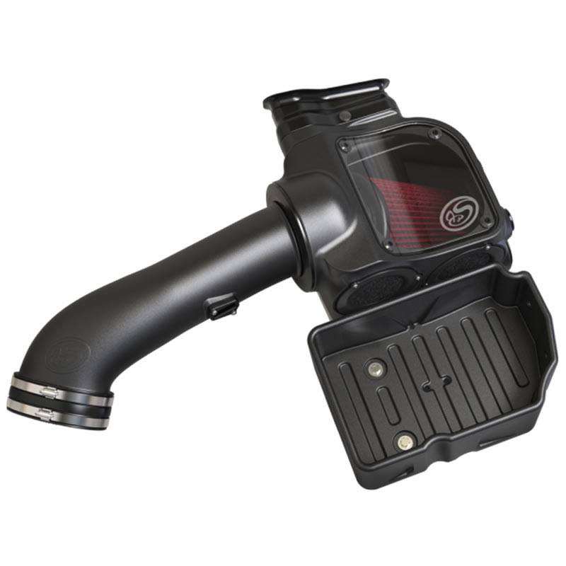 S&B Cold Air Intake For 17-19 Ford F250 F350 V8-6.7L Powerstroke Extendable White
