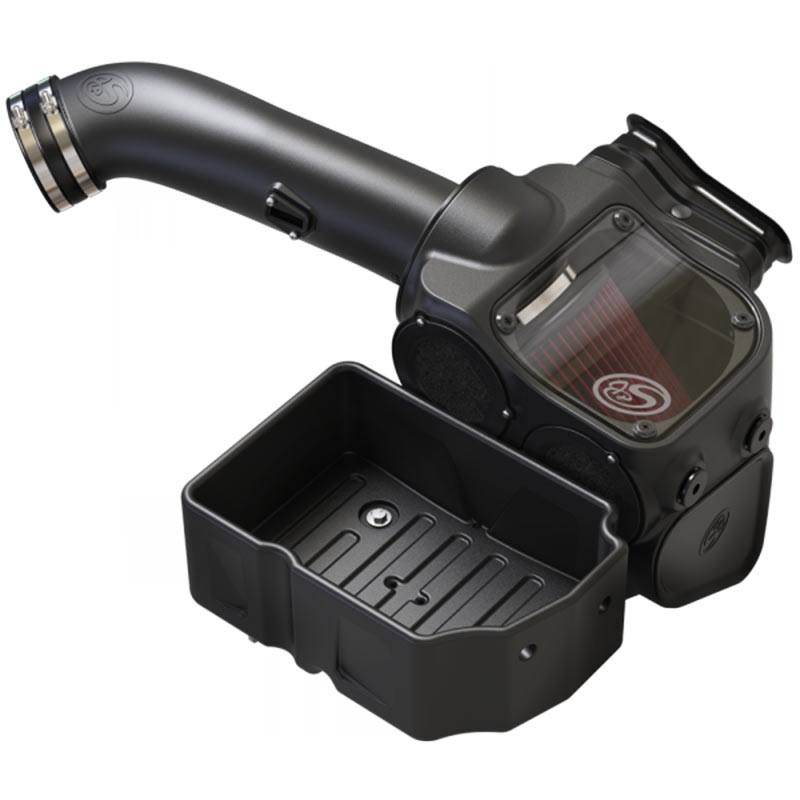 S&B Cold Air Intake For 17-19 Ford F250 F350 V8-6.7L Powerstroke Extendable White