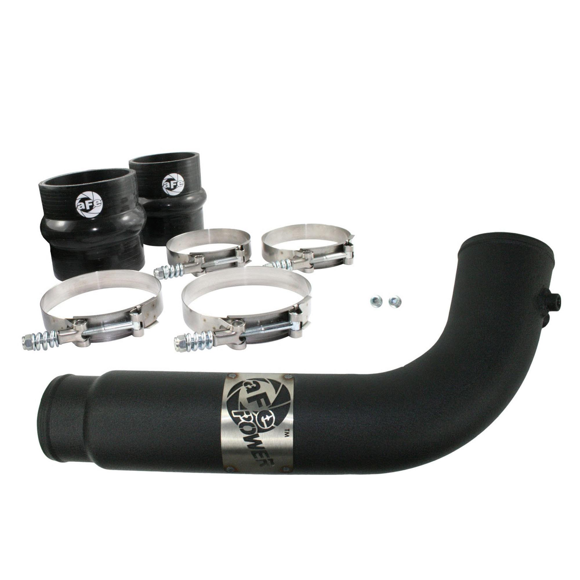 BladeRunner 3-1/2 IN Aluminum Cold Charge Pipe Black Dodge Diesel Trucks 07.5-09 L6-6.7L (td)