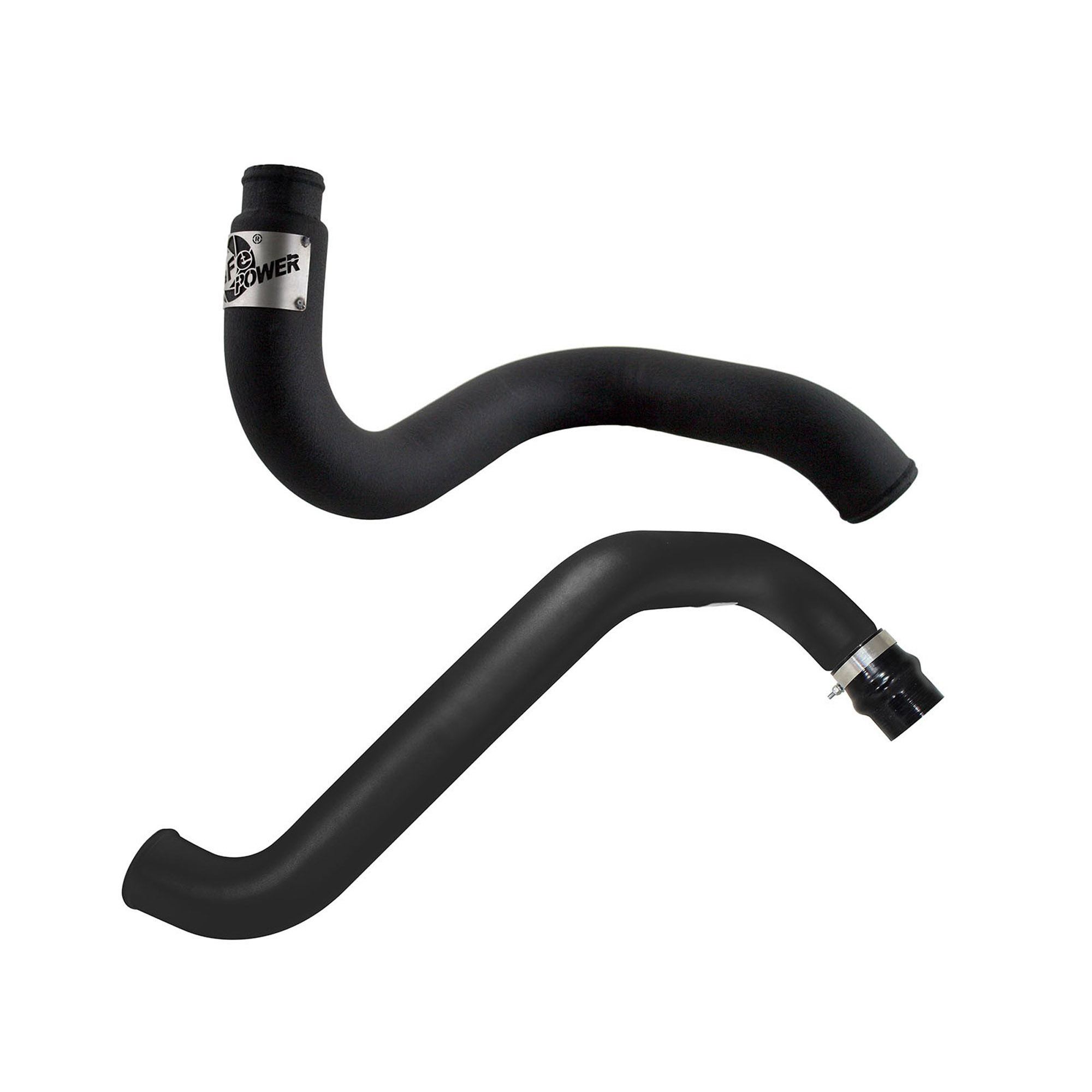 BladeRunner 3 IN Aluminum Hot and Cold Charge Pipe Kit Black GM Diesel Trucks 02-04 V8-6.6L (td) LB7