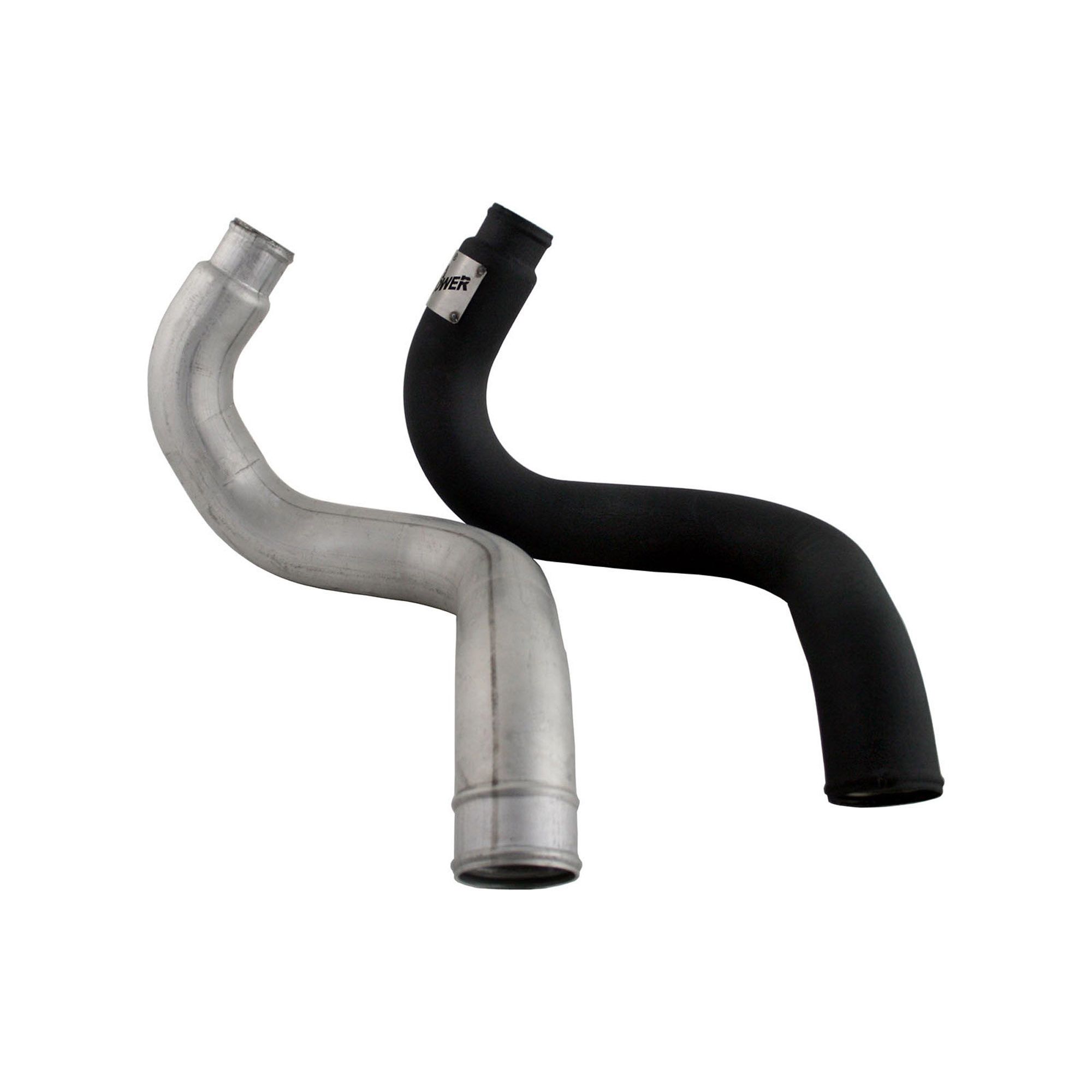 BladeRunner 3 IN Aluminum Hot and Cold Charge Pipe Kit Black GM Diesel Trucks 02-04 V8-6.6L (td) LB7