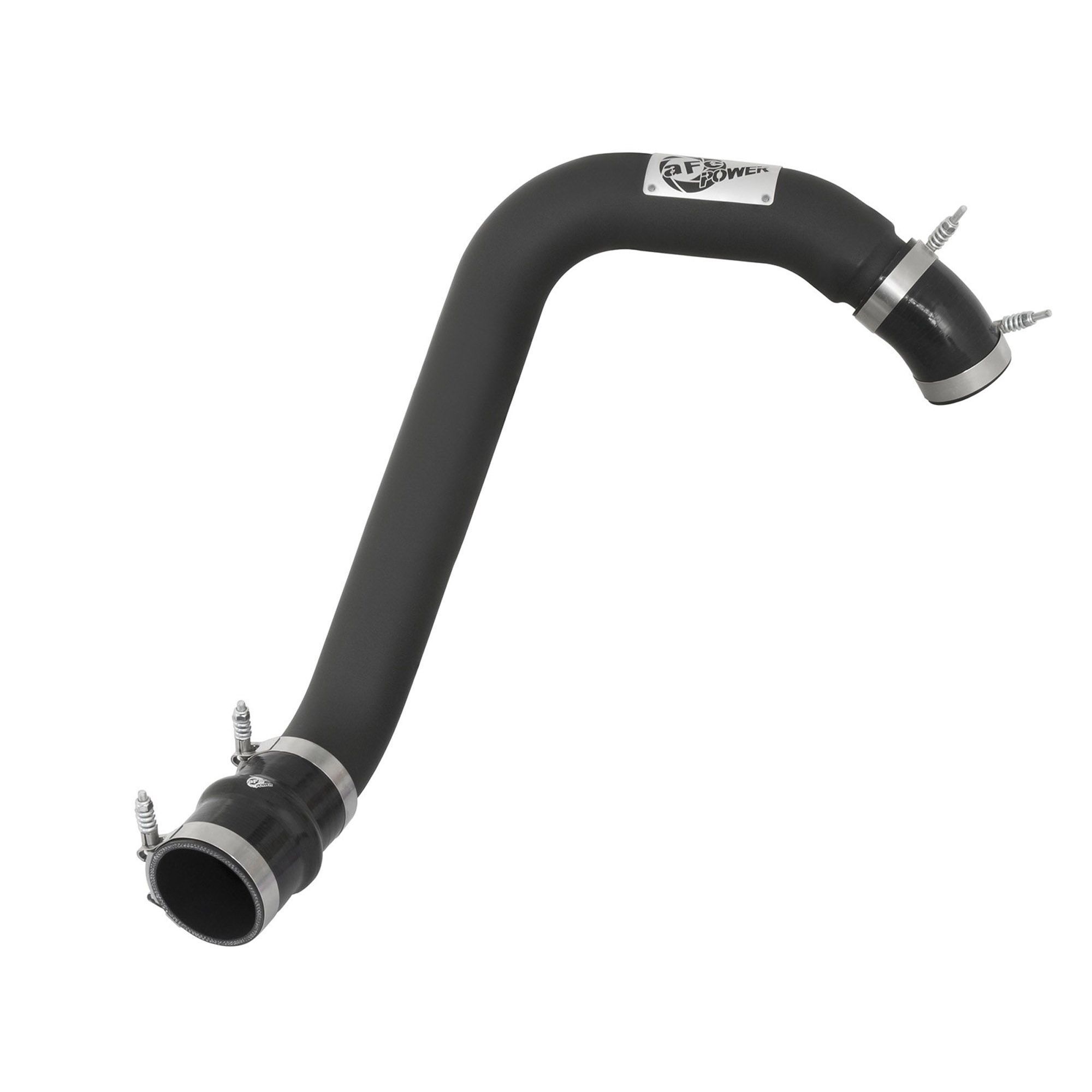 BladeRunner 3 IN Aluminum Hot Charge Pipe Black Ford Diesel Trucks 03-07 V8-6.0L (td)