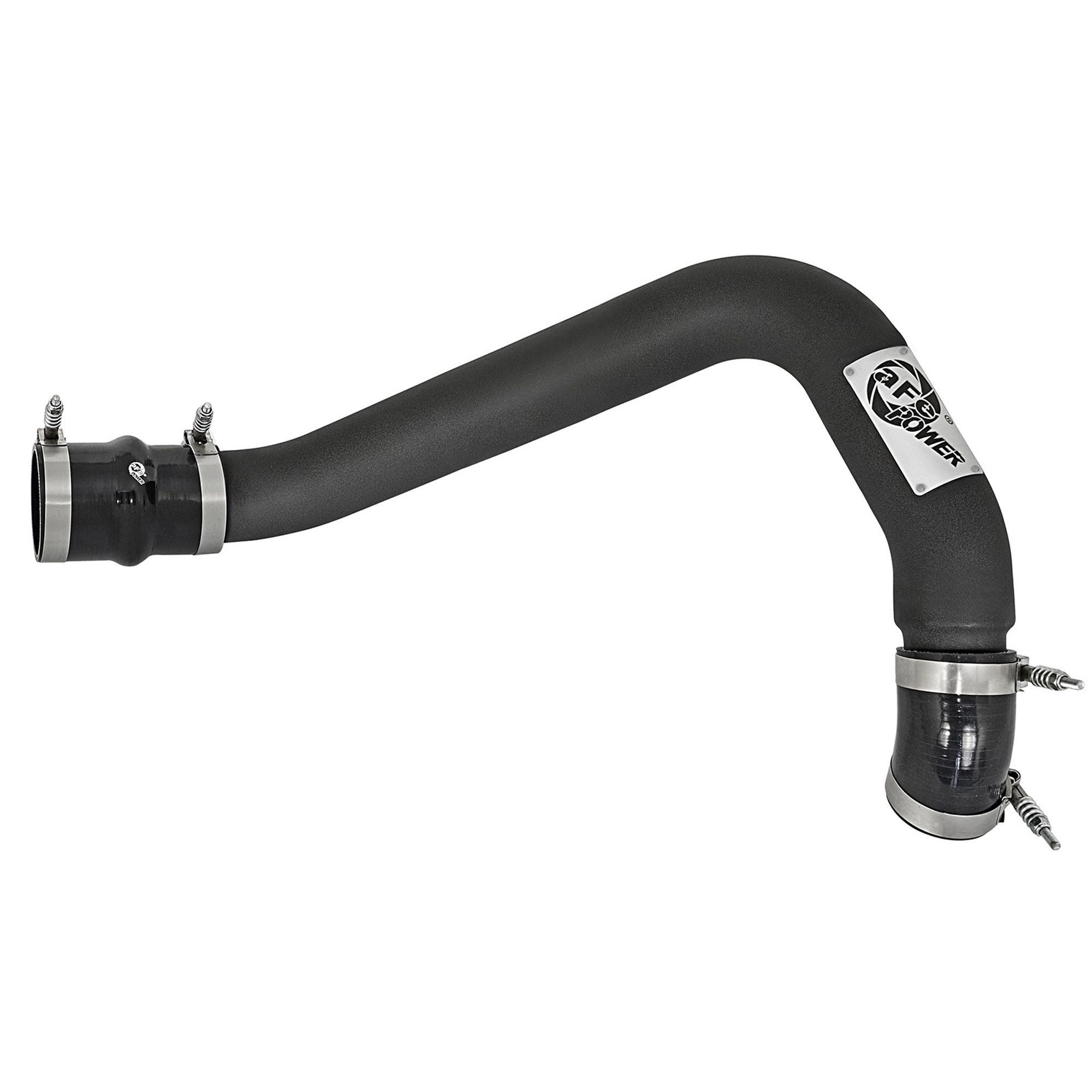 BladeRunner 3 IN Aluminum Hot Charge Pipe Black Ford Diesel Trucks 03-07 V8-6.0L (td)