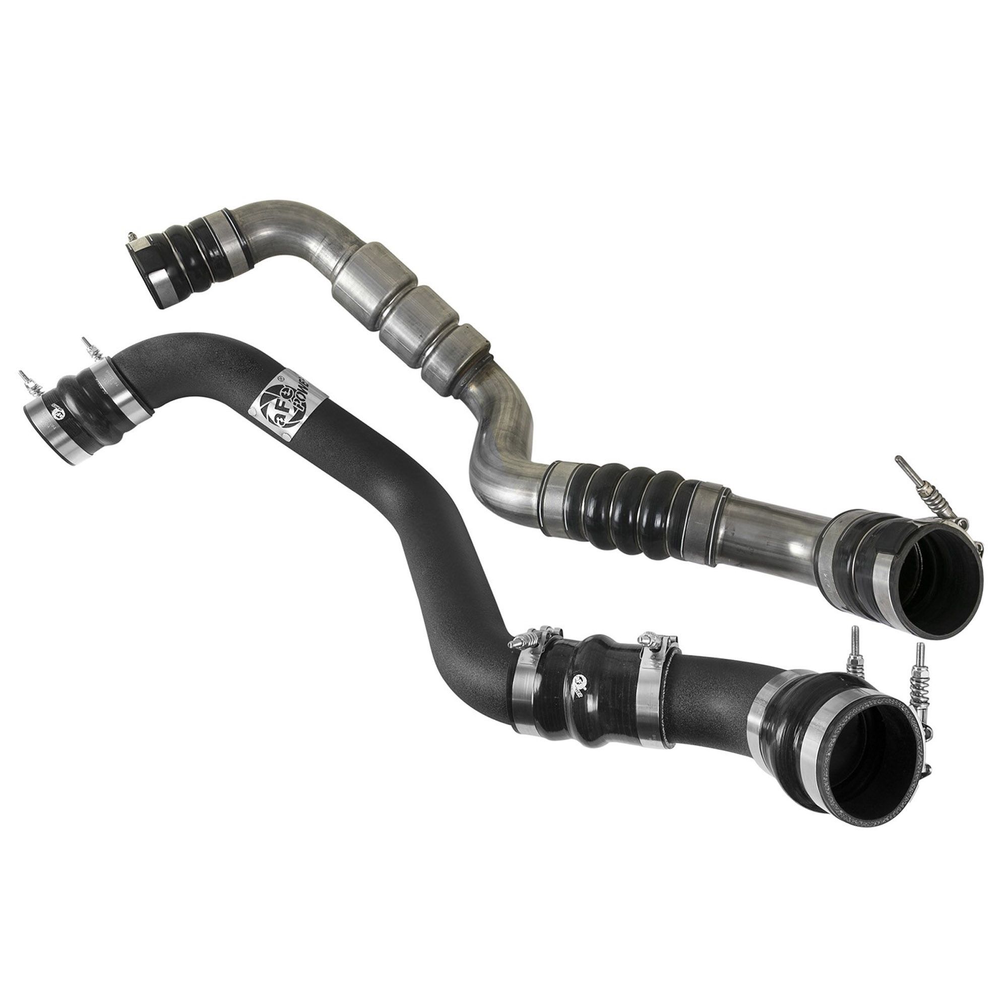 BladeRunner 3 IN Aluminum Hot Charge Pipe Black GM Diesel Trucks 17-19 V8-6.6L (td) L5P