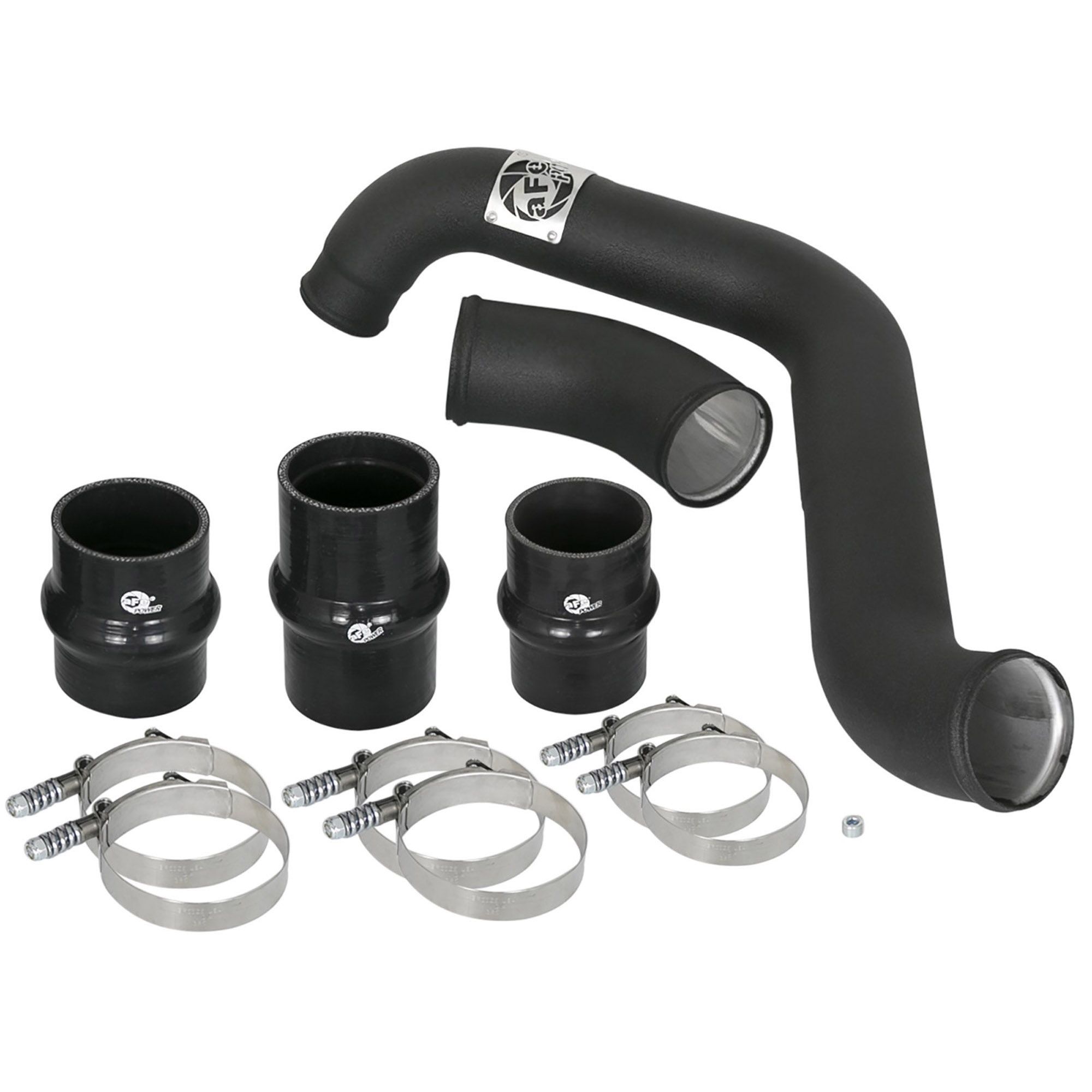 BladeRunner 3 IN Aluminum Hot Charge Pipe Black GM Diesel Trucks 17-19 V8-6.6L (td) L5P