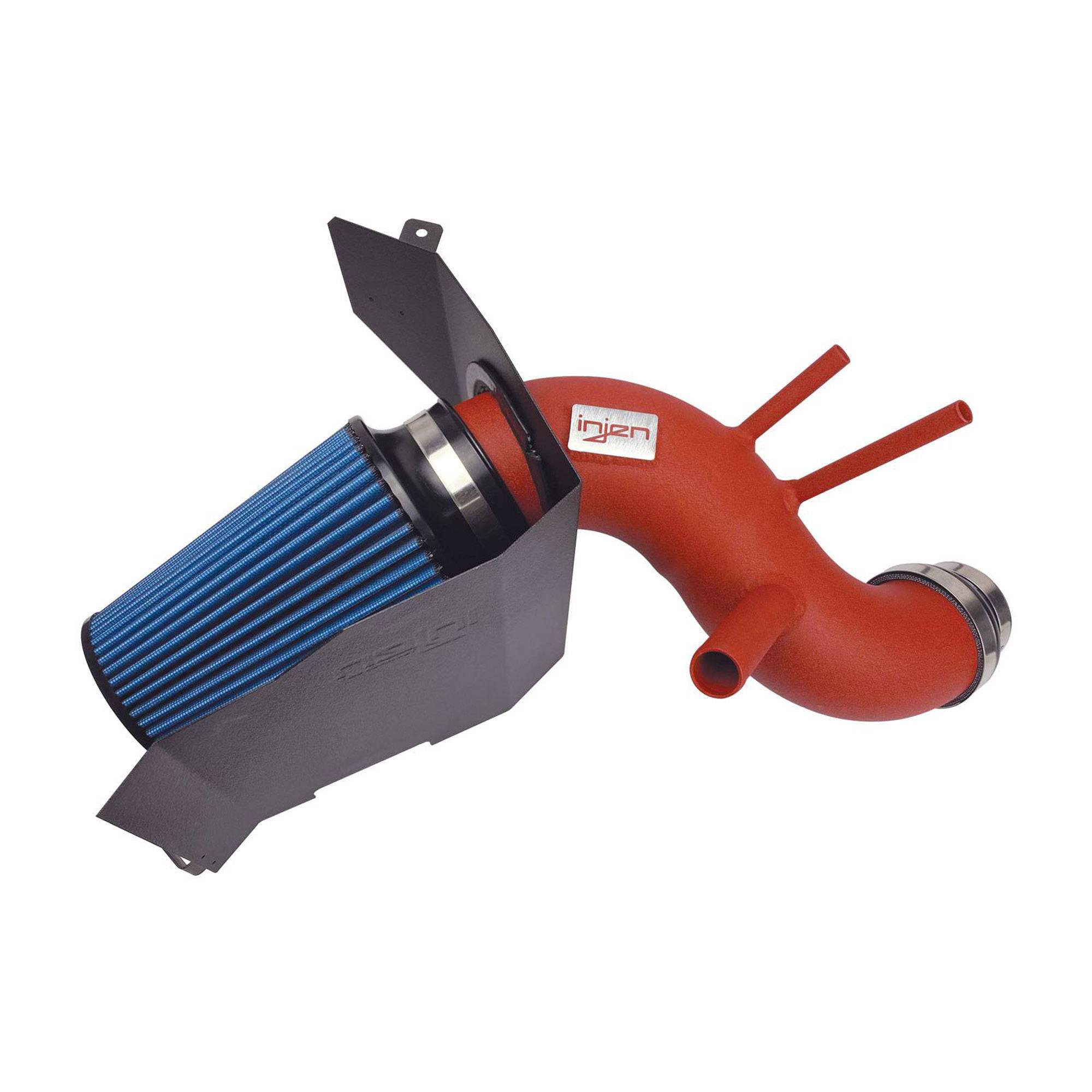 Injen SP Short Ram Cold Air Intake System - SP1355 Wrinkle Red INJ-SP1355WR