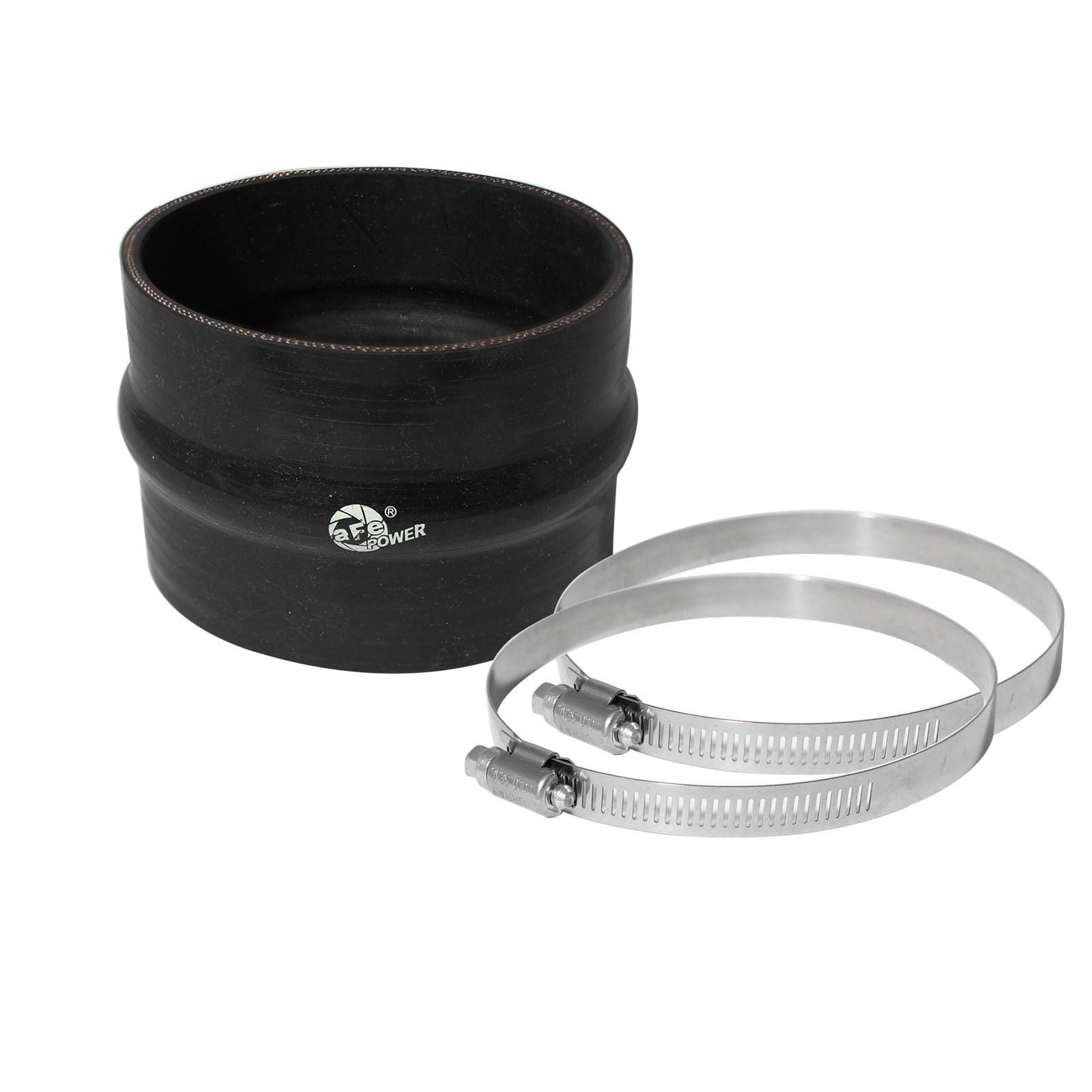 Magnum FORCE AFE-59-00020 Cold Air Intake System Spare Parts Kit (4-1/4 IN ID x 3 IN L) Straight Coupler w/ Hump - Black