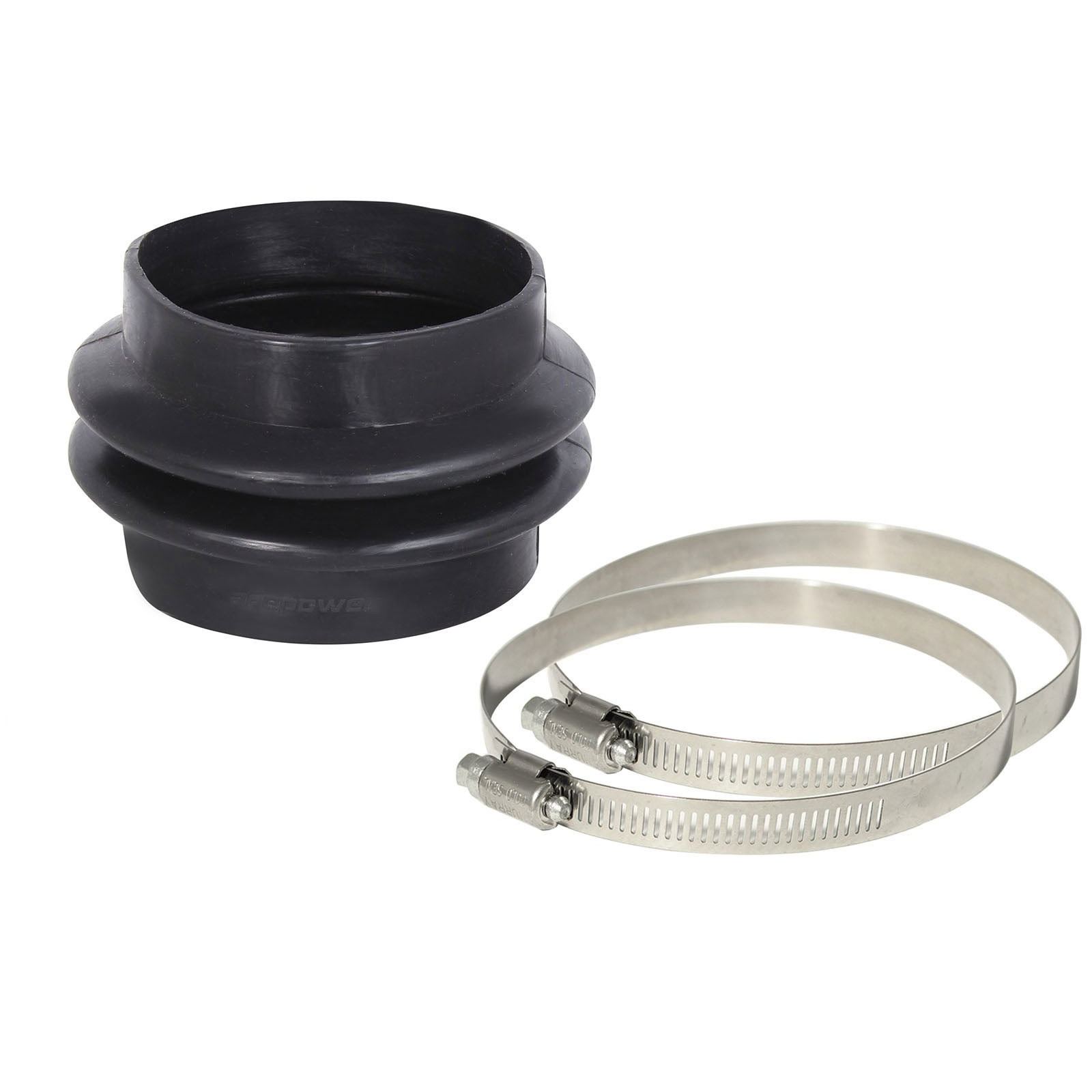 Magnum FORCE AFE-59-00022 Cold Air Intake System Spare Parts Kit (3-1/2 IN ID x 3 IN L) Straight Bellow-Coupler - Black