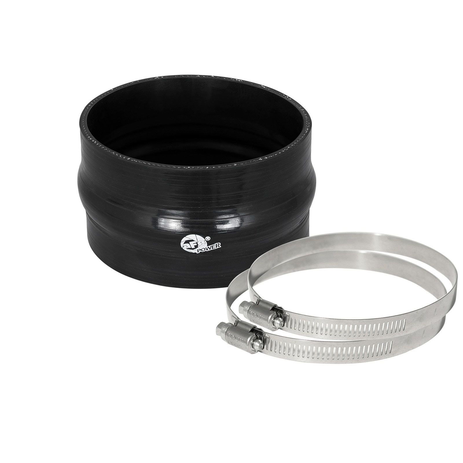 Magnum FORCE AFE-59-00040 Cold Air Intake System Spare Parts Kit (4-3/4 IN ID x 3 IN L) Straight Coupler w/ Hump - Black