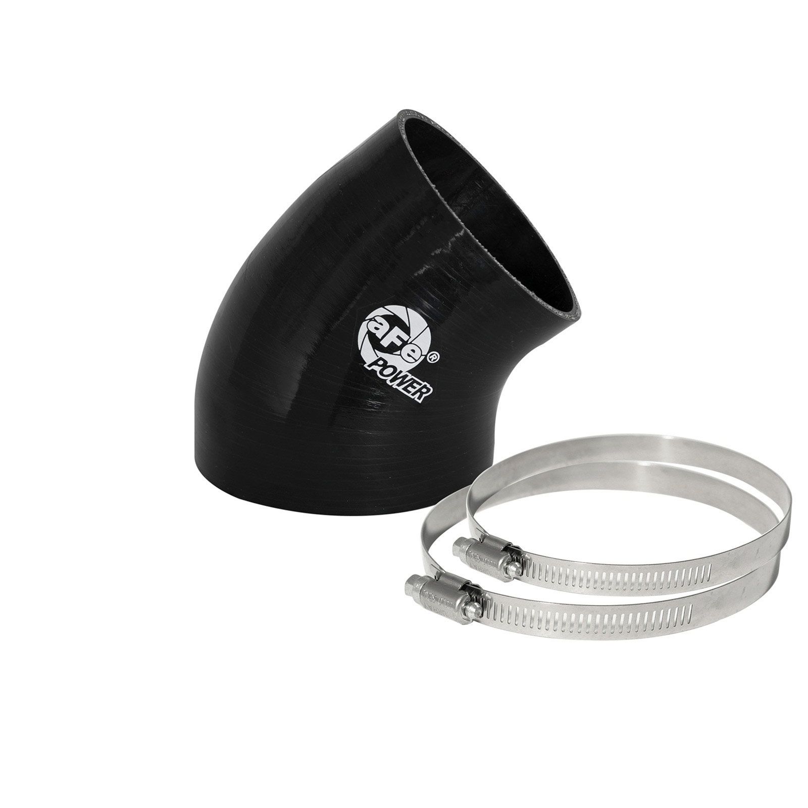 Magnum FORCE AFE-59-00047 Cold Air Intake System Spare Parts Kit (4 IN ID to 3-1/2 IN ID x 40-Deg.) Elbow Reducing Coupler - Black