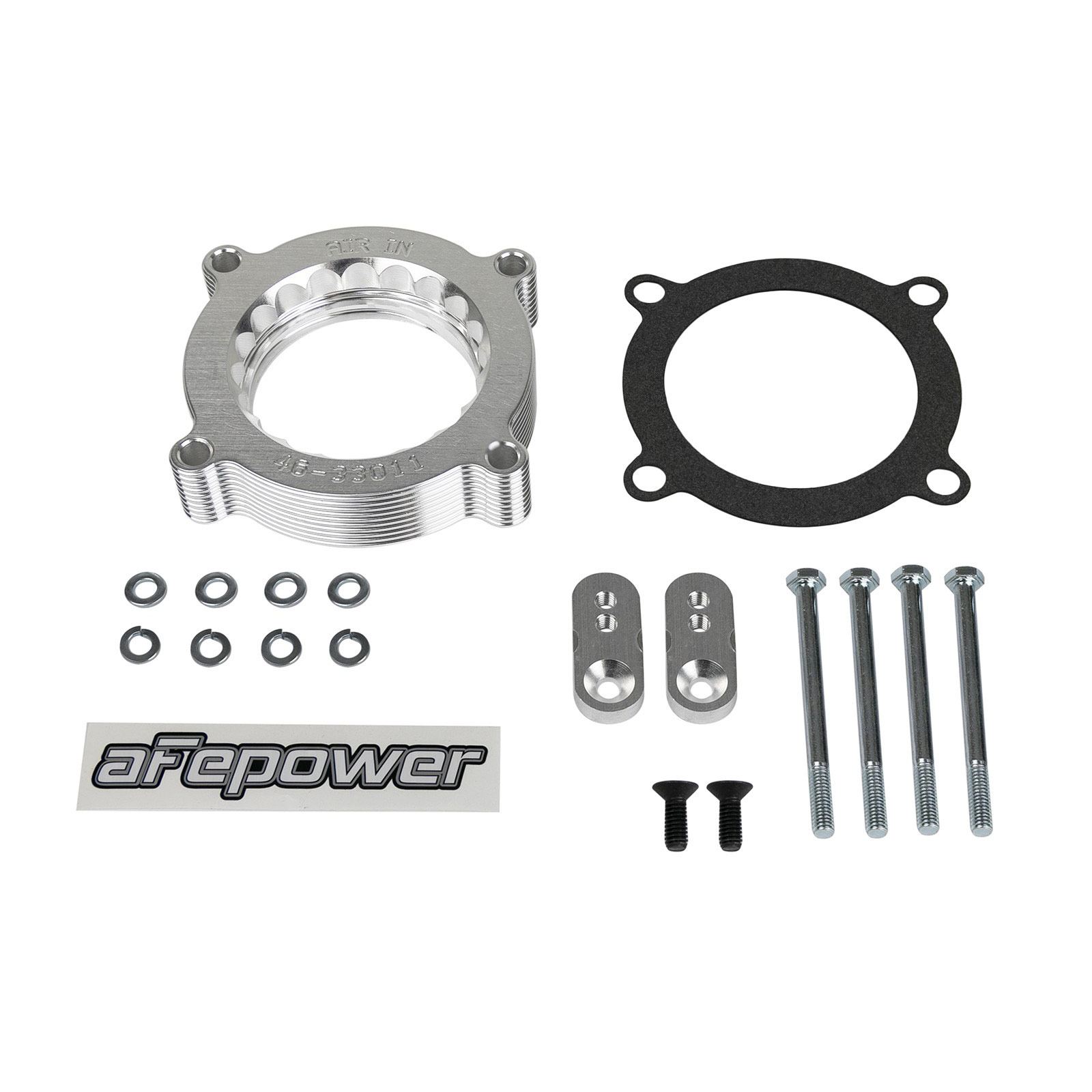 aFe Power AFE-46-33011 Silver Bullet Throttle Body Spacer Kit Ford F-150 10-14 / F-250/F-350 11-16 V8-6.2L - Image 5