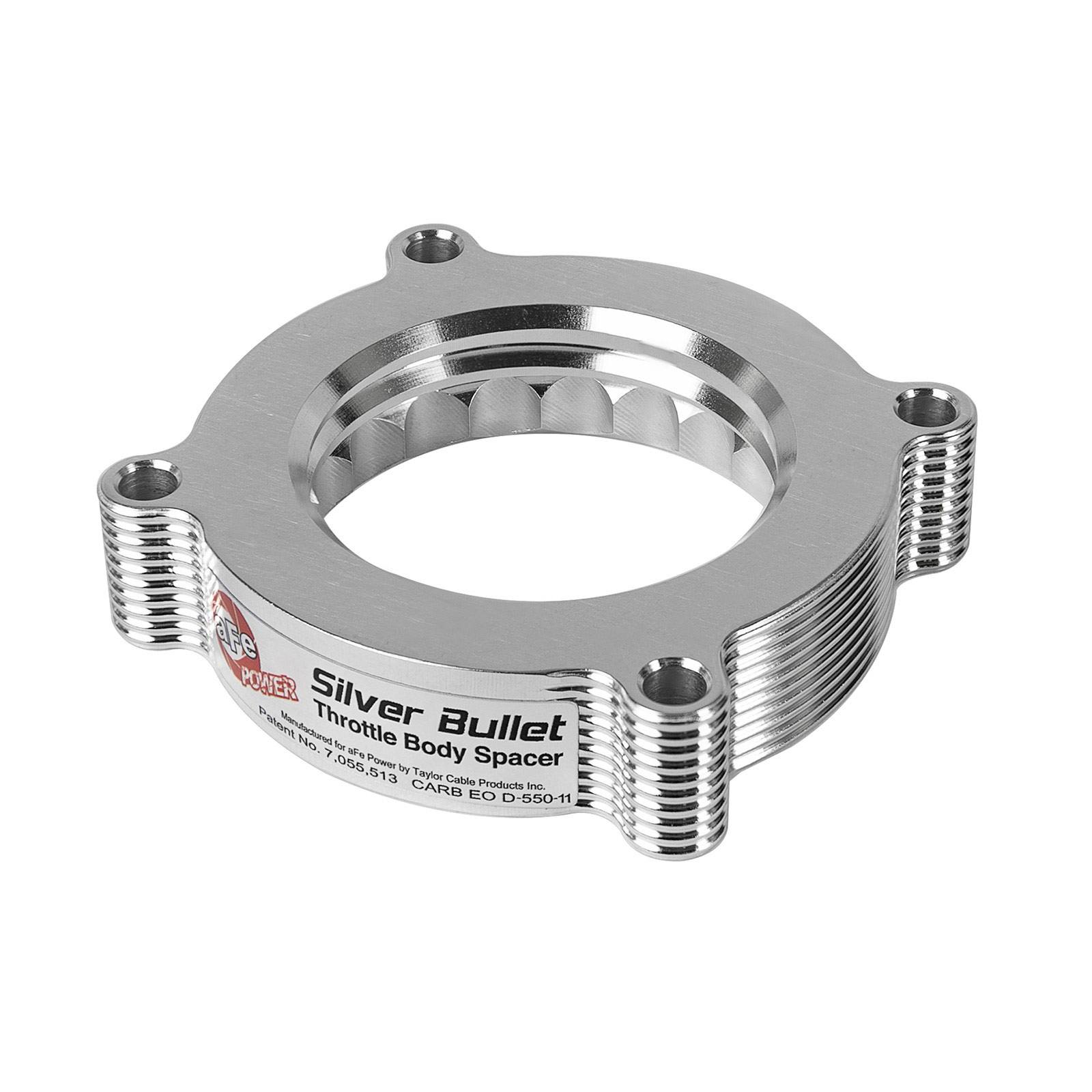 aFe Power AFE-46-33011 Silver Bullet Throttle Body Spacer Kit Ford F-150 10-14 / F-250/F-350 11-16 V8-6.2L