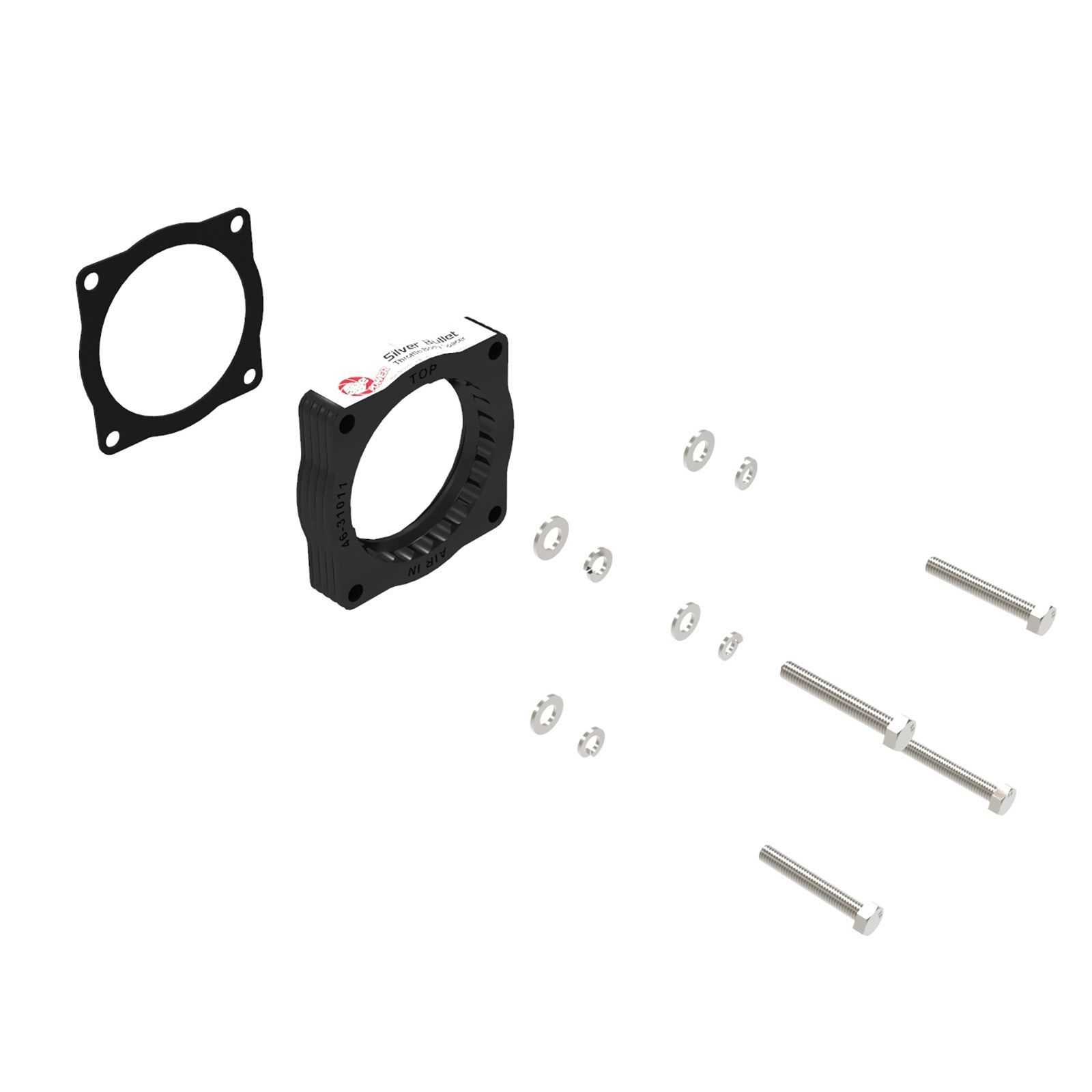 aFe Power AFE-46-31011 Silver Bullet Throttle Body Spacer Kit BMW 328i (E90/91/93) 07-13 L6-3.0L N52 - Image 2