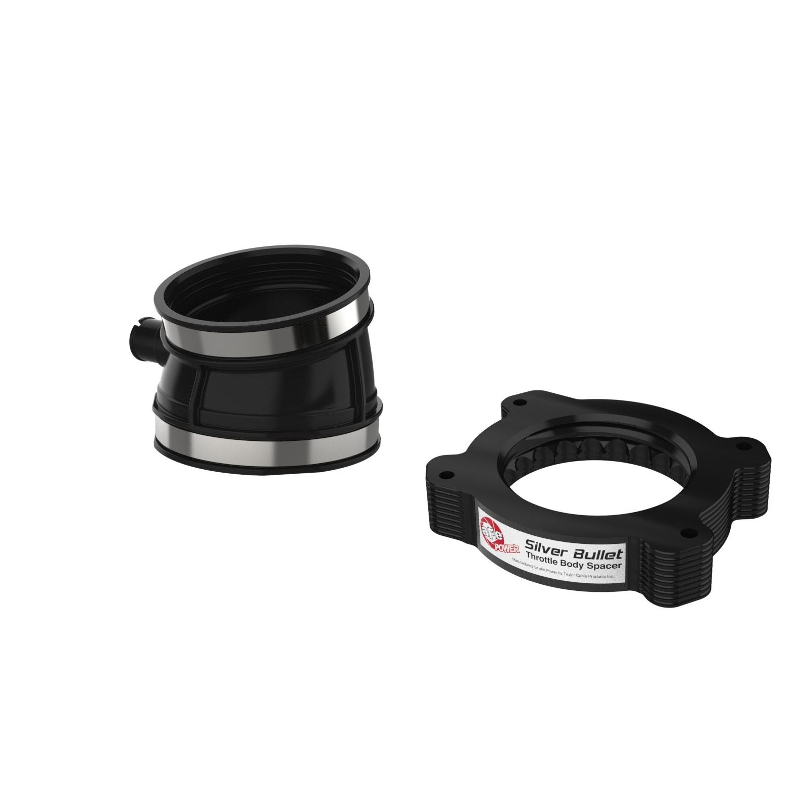 aFe Power AFE-46-34023B Silver Bullet Throttle Body Spacer Kit Black Chevrolet Corvette (C8) 20-22 V8-6.2L - Image 5