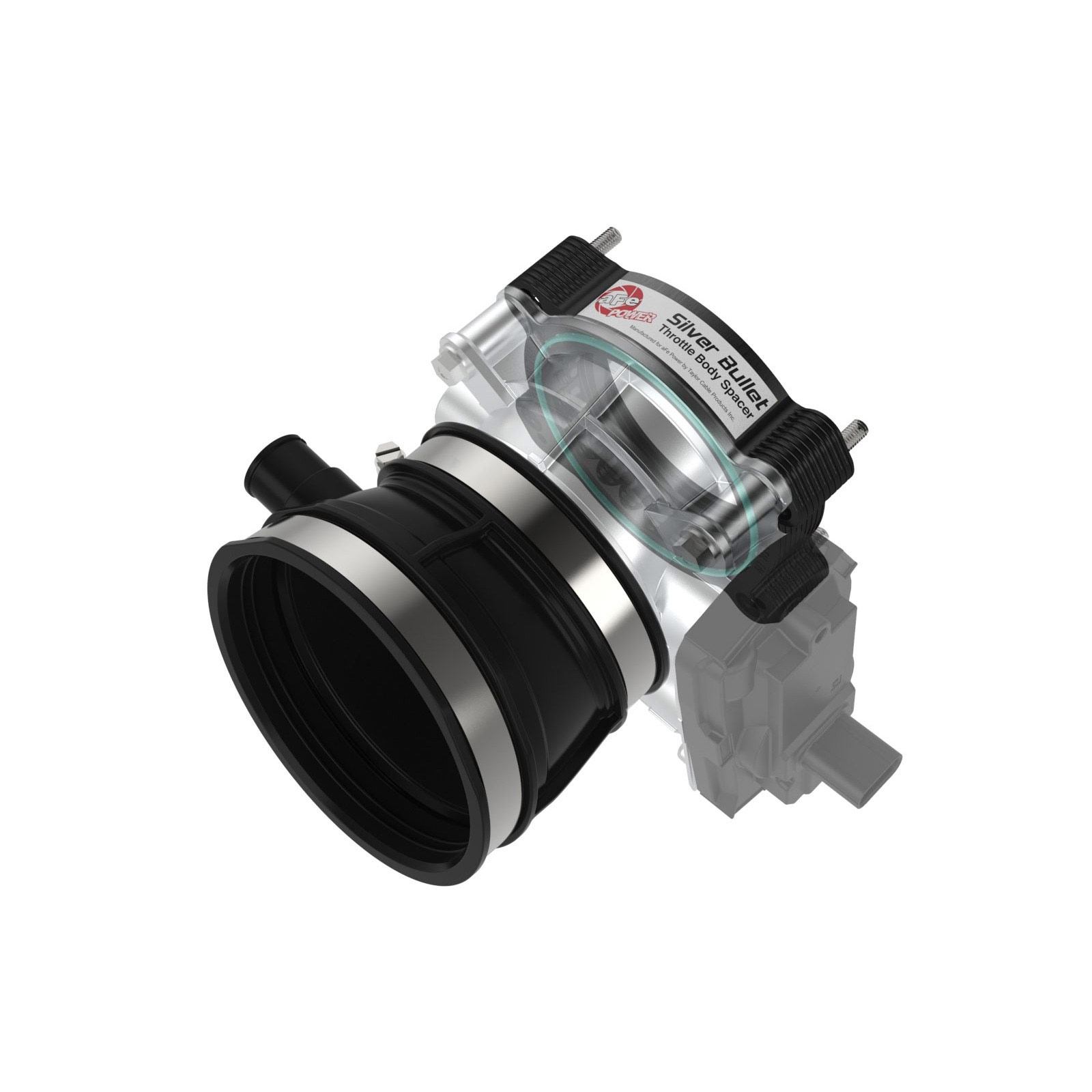 aFe Power AFE-46-34023B Silver Bullet Throttle Body Spacer Kit Black Chevrolet Corvette (C8) 20-22 V8-6.2L
