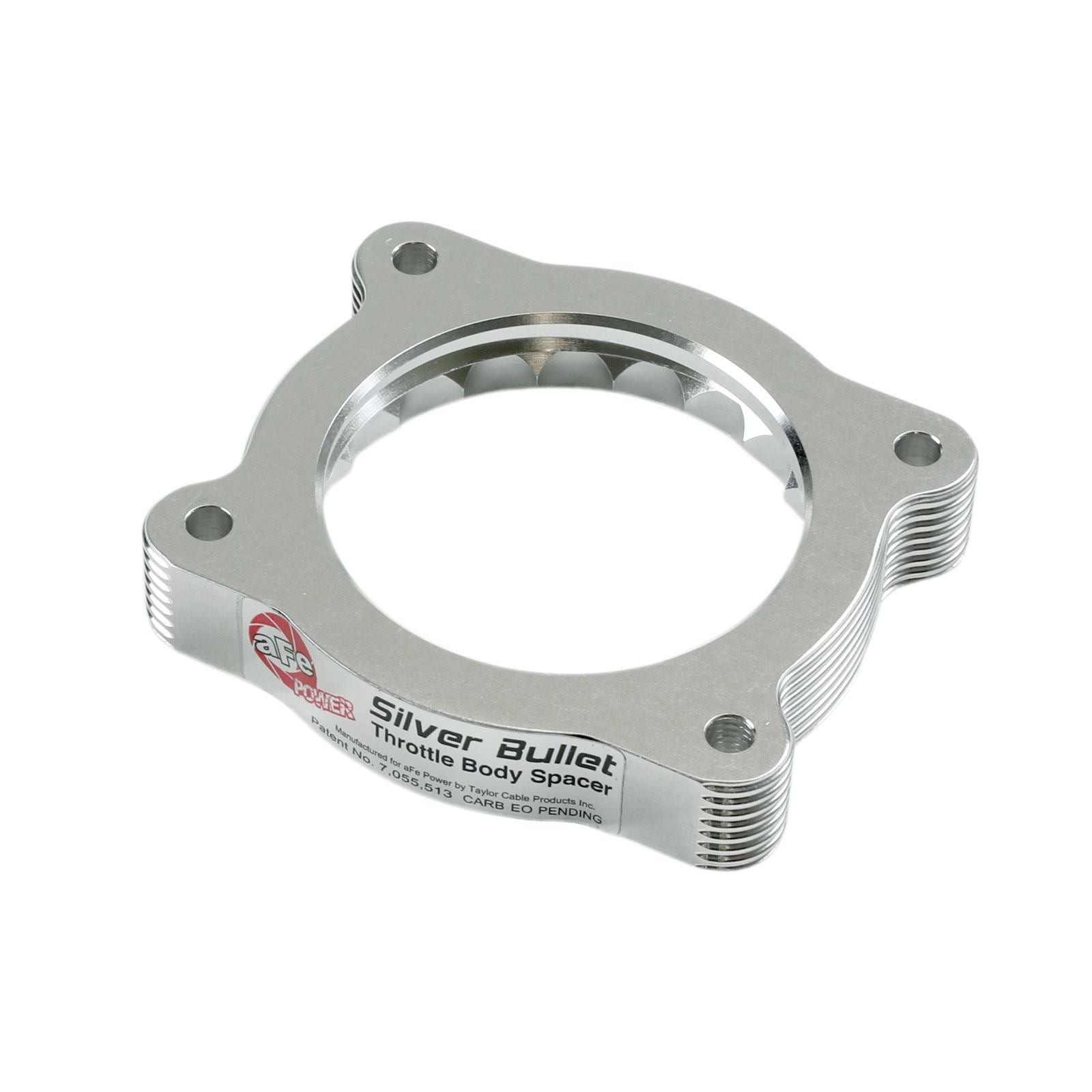 aFe Power AFE-46-34018 Silver Bullet Throttle Body Spacer Kit GM Colorado/Canyon 04-06 L5-3.5L/07-12 L5-3.7L