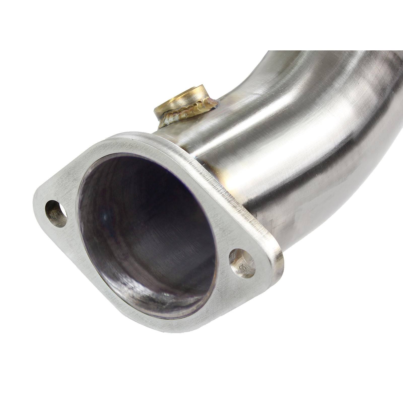 aFe Power AFE-48-36701 Twisted Steel 3-1/2 to 3 IN 304 Stainless Steel Street Series Down Pipe w/ Cats Mitsubishi Lancer EVO X 08-15 L4-2.0L (t) - Image 6