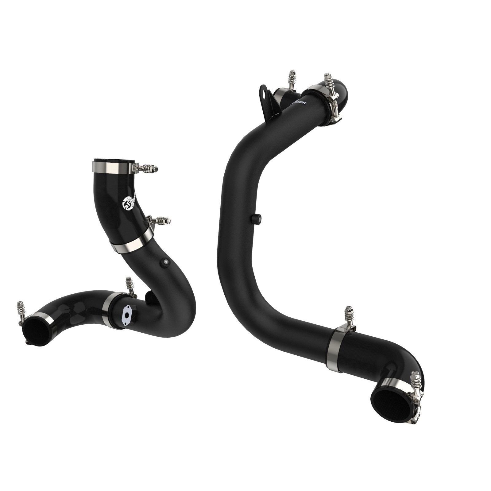 BladeRunner Aluminum Hot and Cold Charge Pipe Kit Black