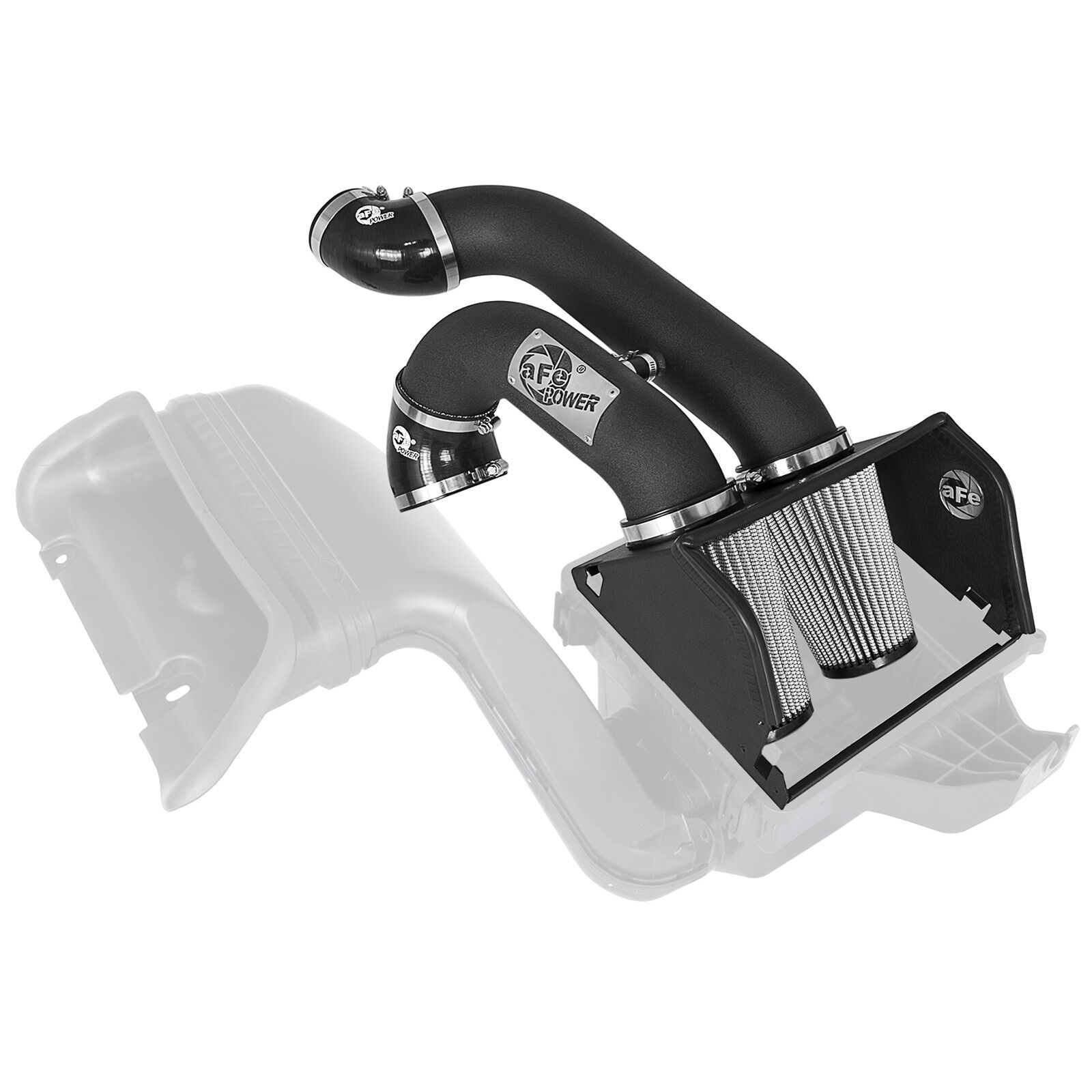 Magnum FORCE Stage-2 ST Dual 3 IN Cold Air Intake System w/Pro DRY S Filter Media