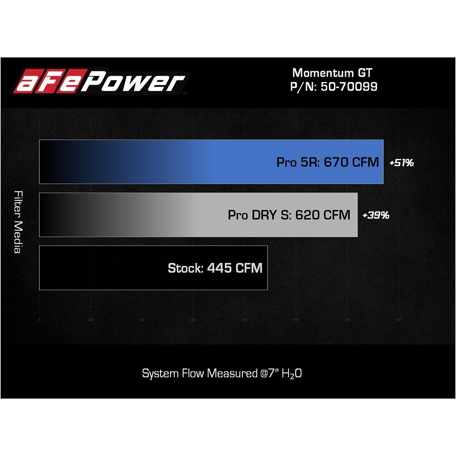 Momentum GT Cold Air Intake System w/ Pro DRY S Filter
