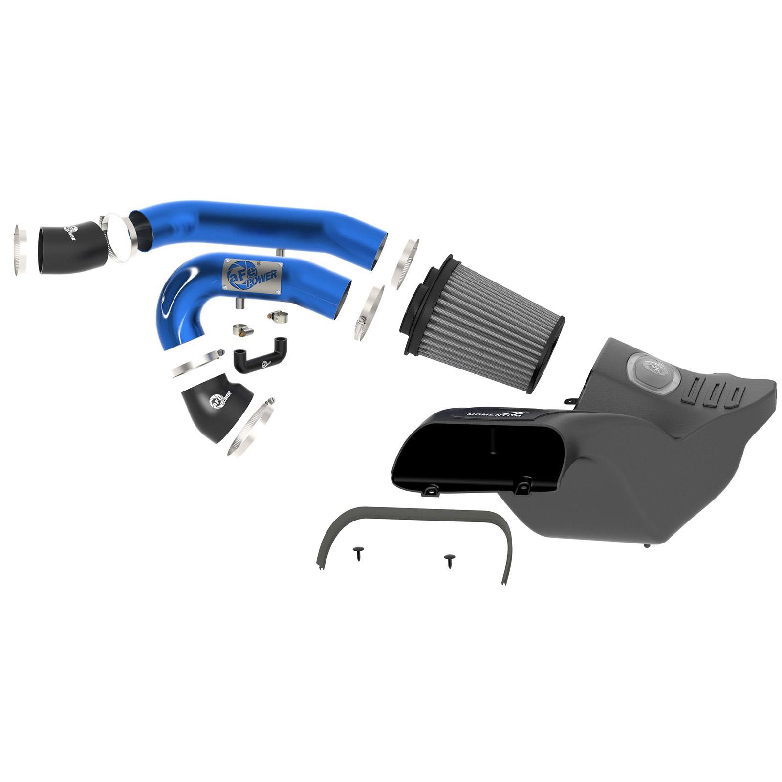 Momentum XP 'Alpha Raptor' Cold Air Intake System - Blue Media