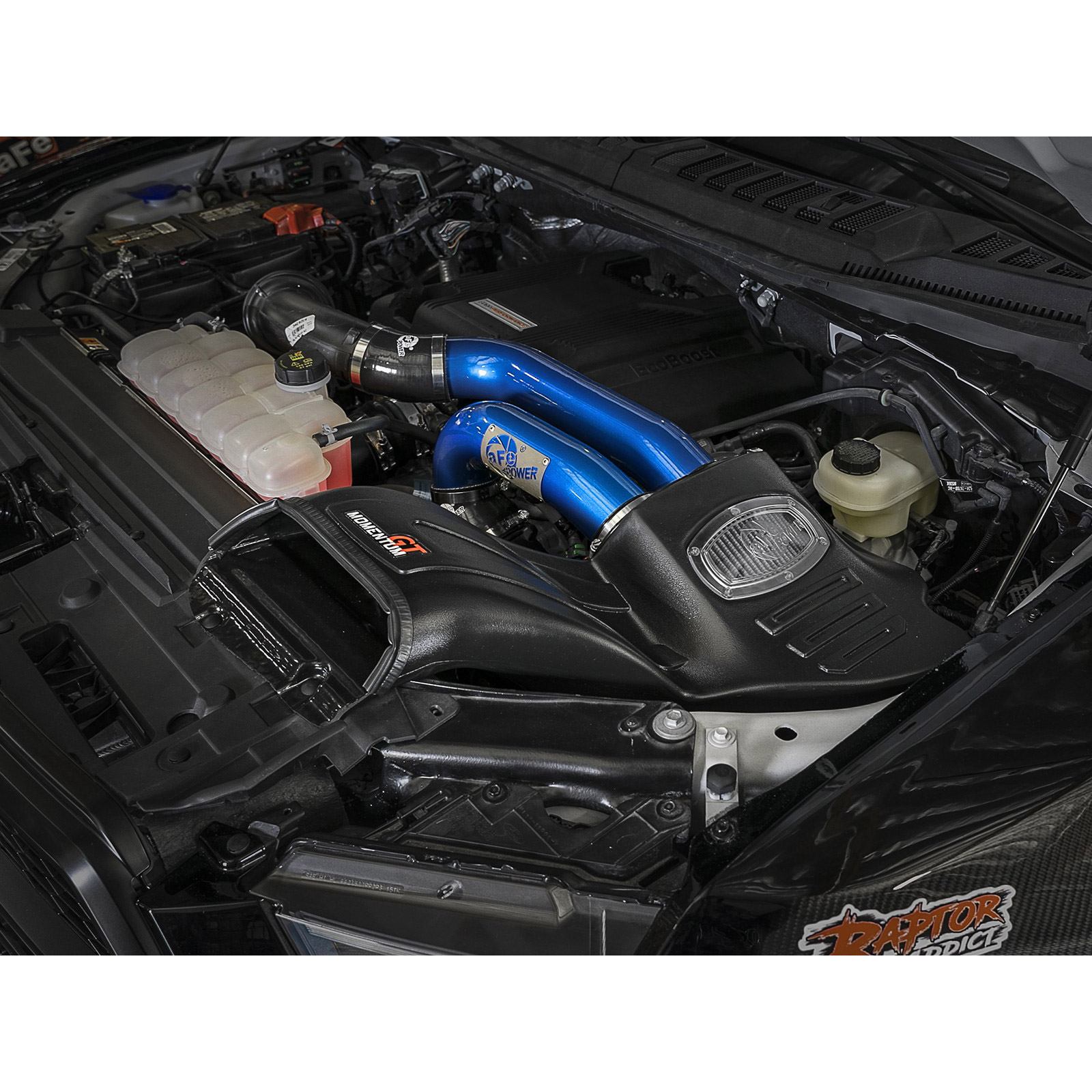 Momentum XP 'Alpha Raptor' Cold Air Intake System - Blue Media