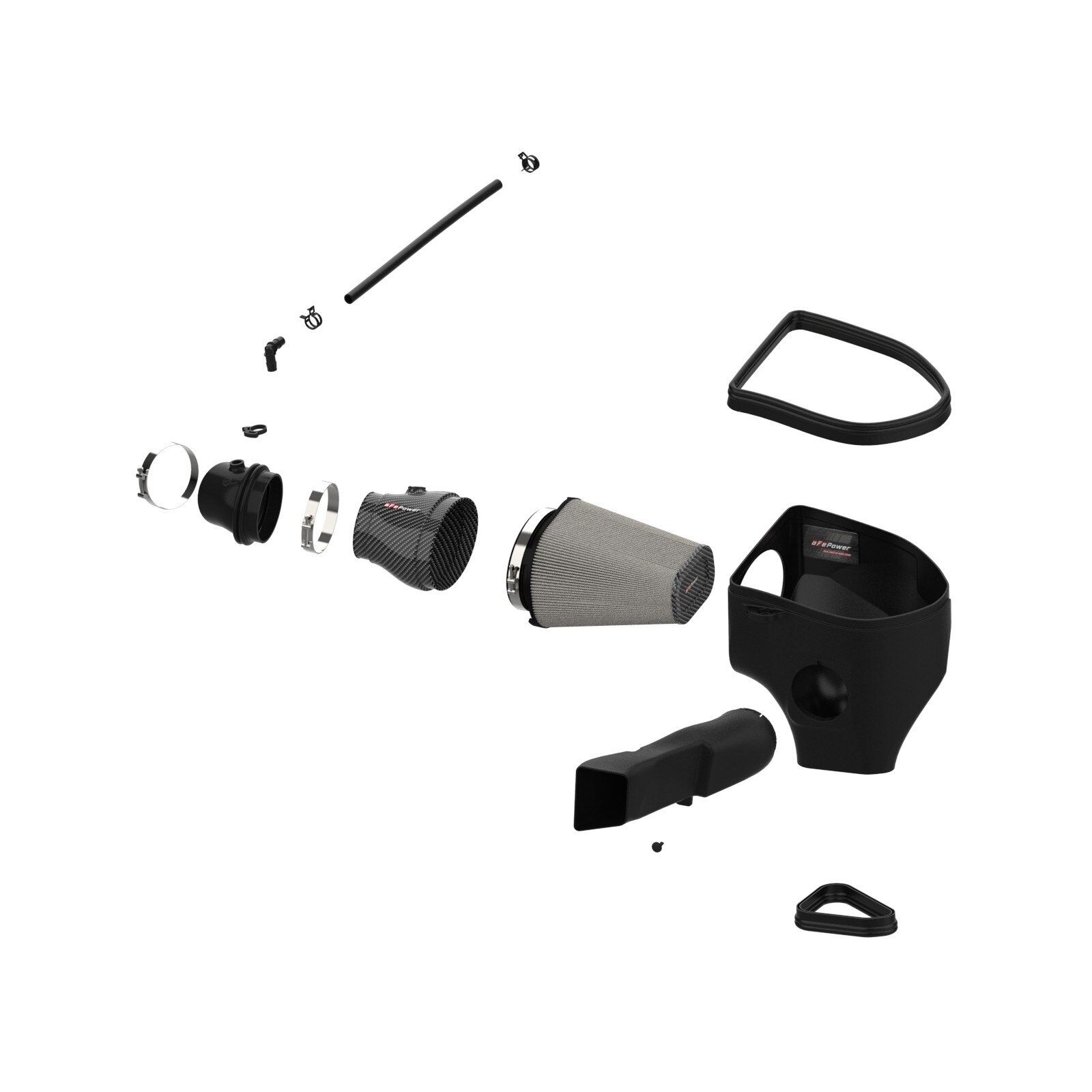 Track Series Carbon Fiber Cold Air Intake System w/ Pro DRY S Filter