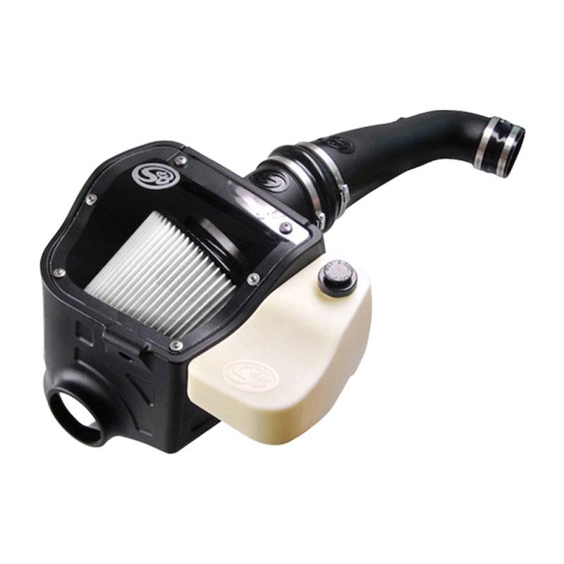 S&B 75-5050D Cold Air Intake For 09-10 Ford F150 V8-5.4L Dry Dry Extendable White
