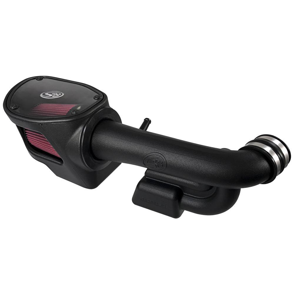S&B Cold Air Intake For 12-18 Jeep Wrangler JK V6-3.6L Extendable White