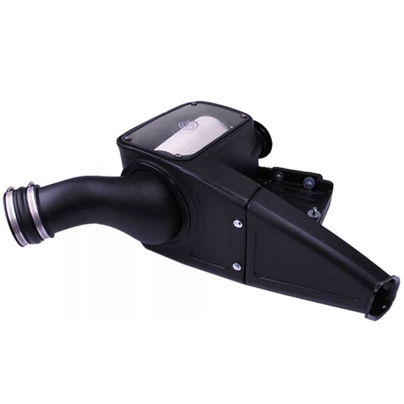 S&B Cold Air Intake For 98-03 Ford F250 F350 F450 F550 V8-7.3L Powerstroke Extendable White